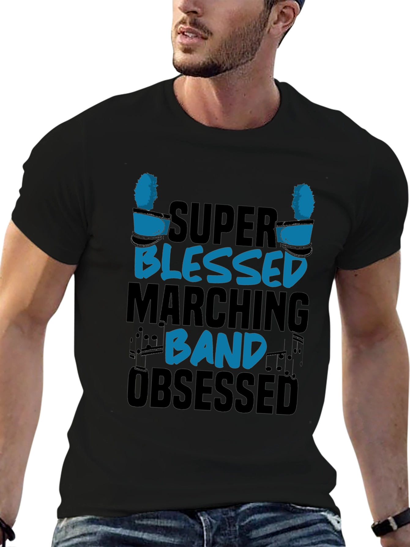 Super Blessed Marching Band Obsessed T-Shirt