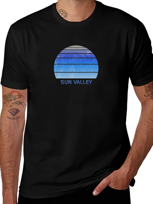 Sun Valley Retro Graphic Tee - Black