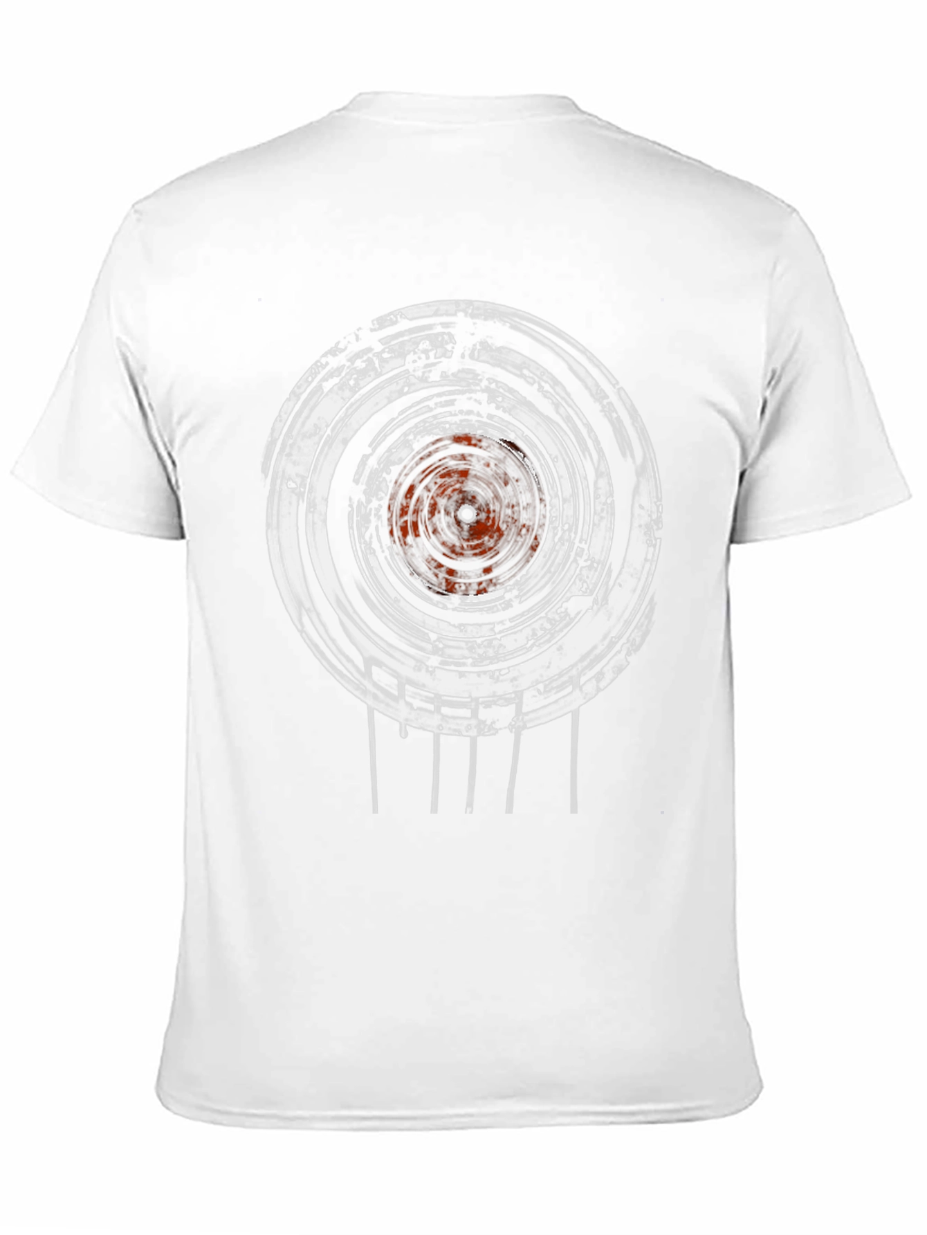 Abstract Graphic Print Crew Neck T-Shirt