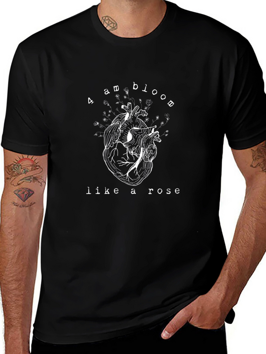 4 AM Bloom Like a Rose Graphic T-Shirt