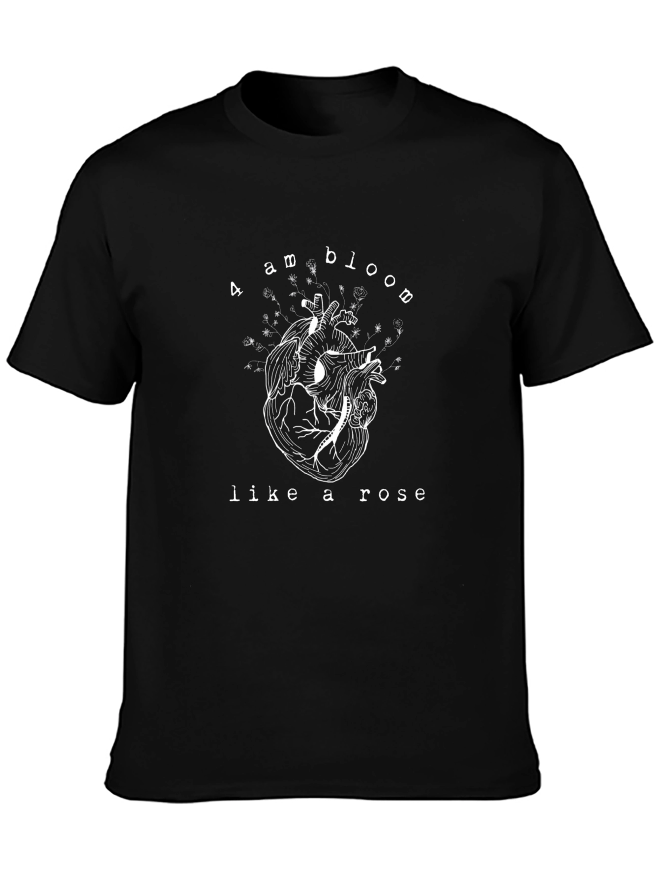 4 AM Bloom Like a Rose Graphic T-Shirt