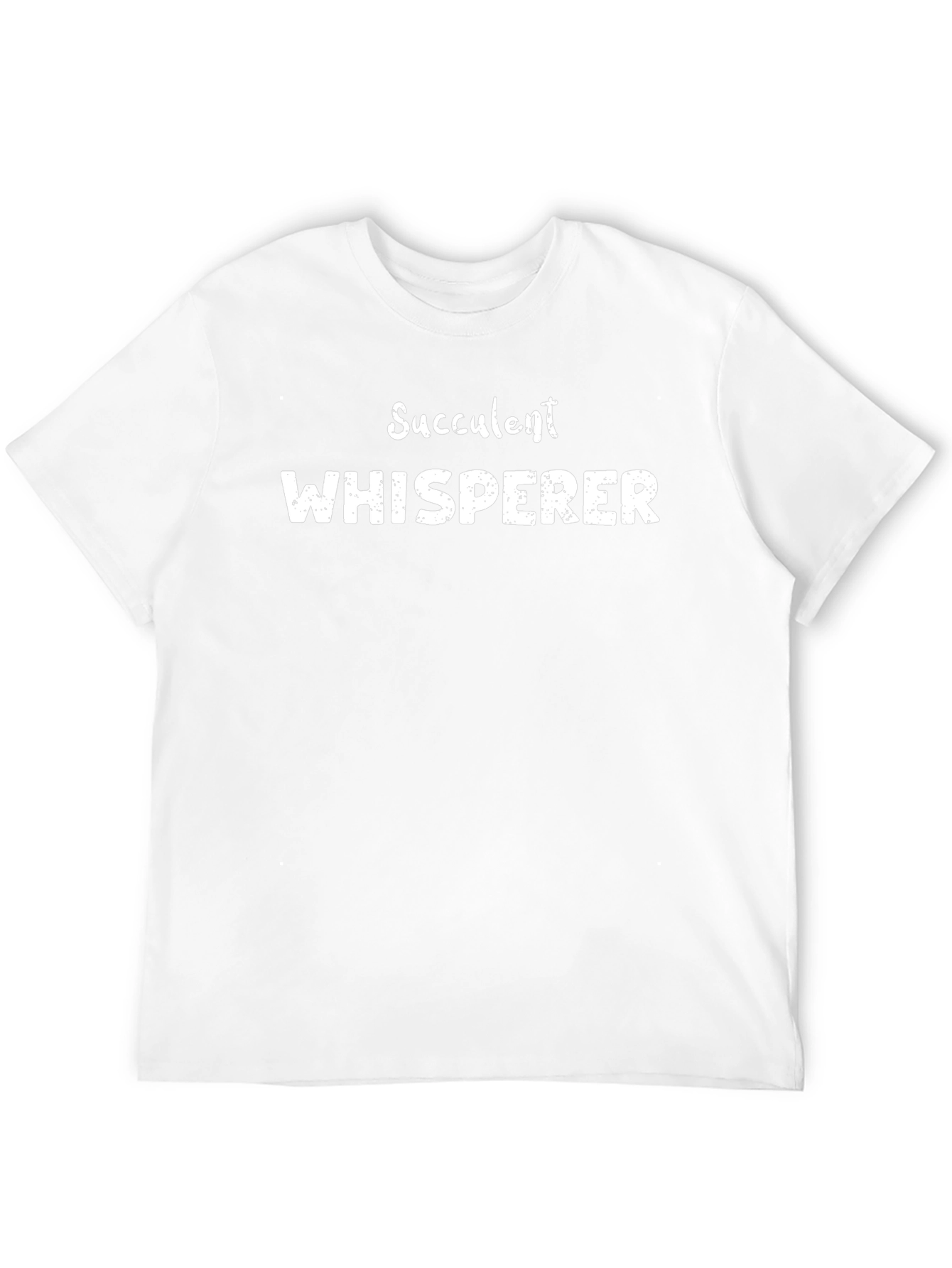 Succulent Whisperer Graphic Tee - Black Cotton T-Shirt