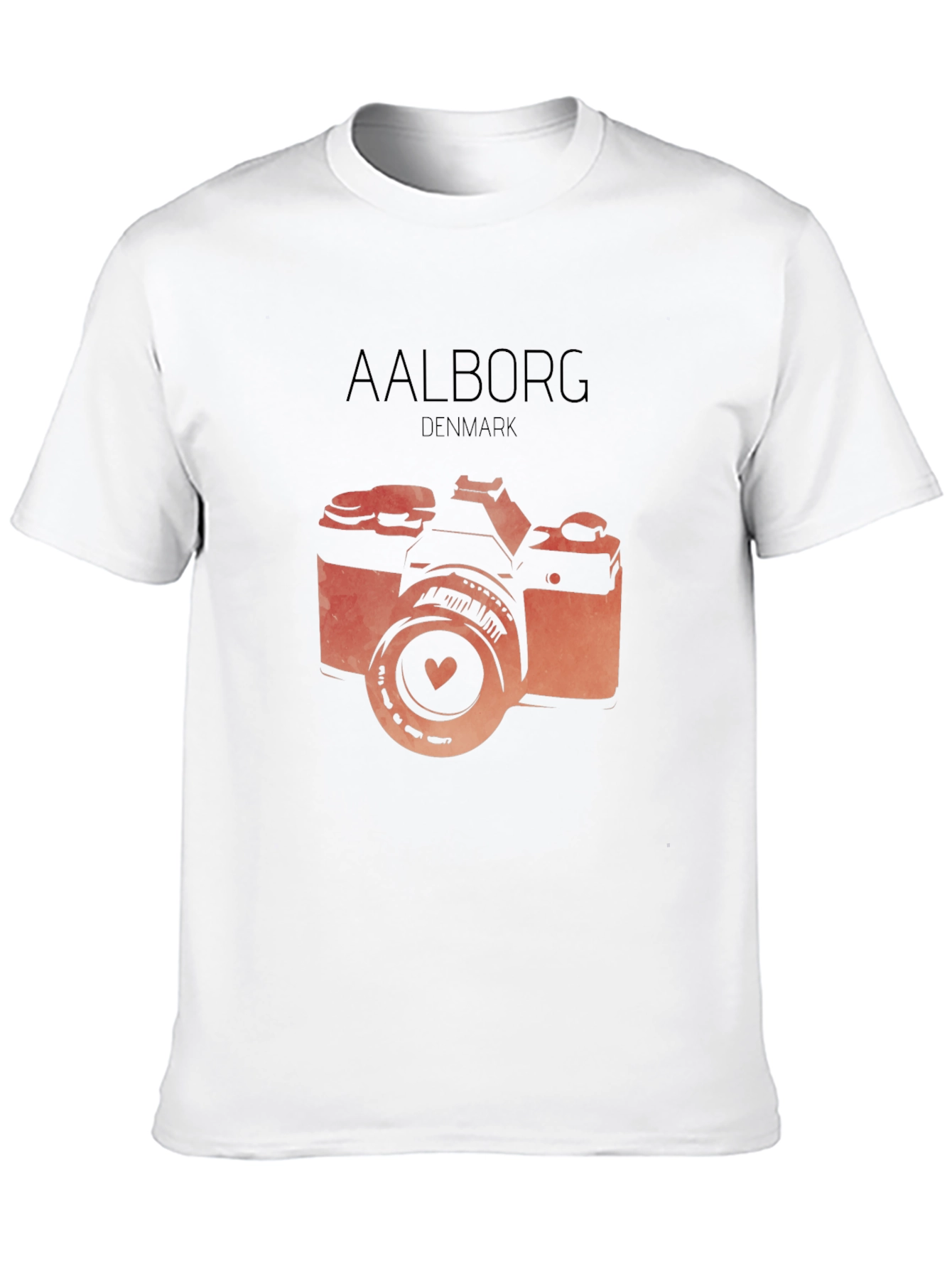 Aalborg Denmark Camera Graphic T-Shirt