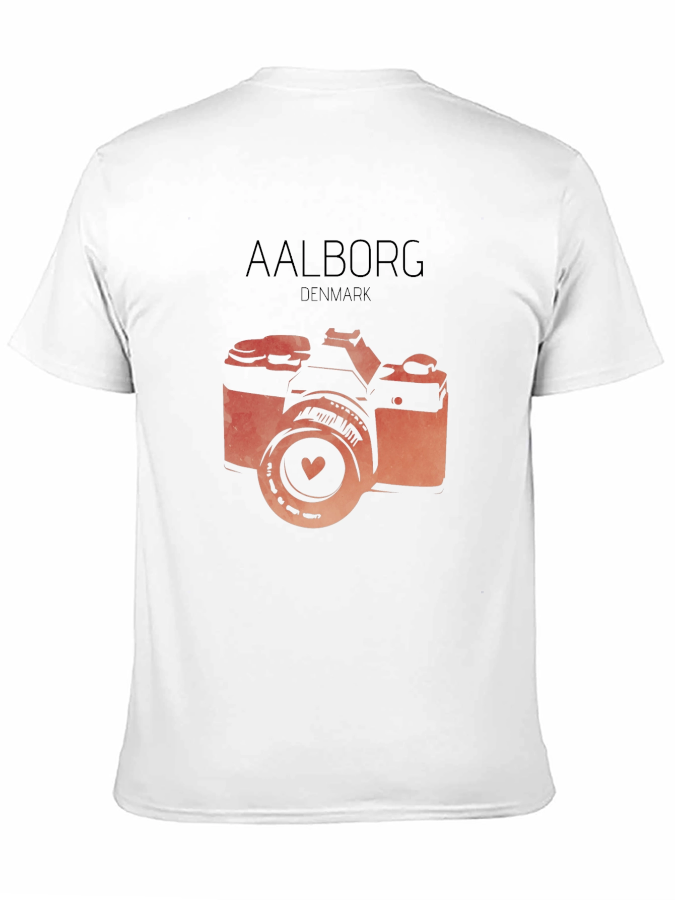 Aalborg Denmark Camera Graphic T-Shirt