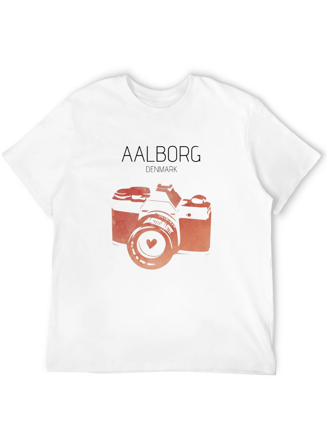 Aalborg Denmark Camera Graphic T-Shirt