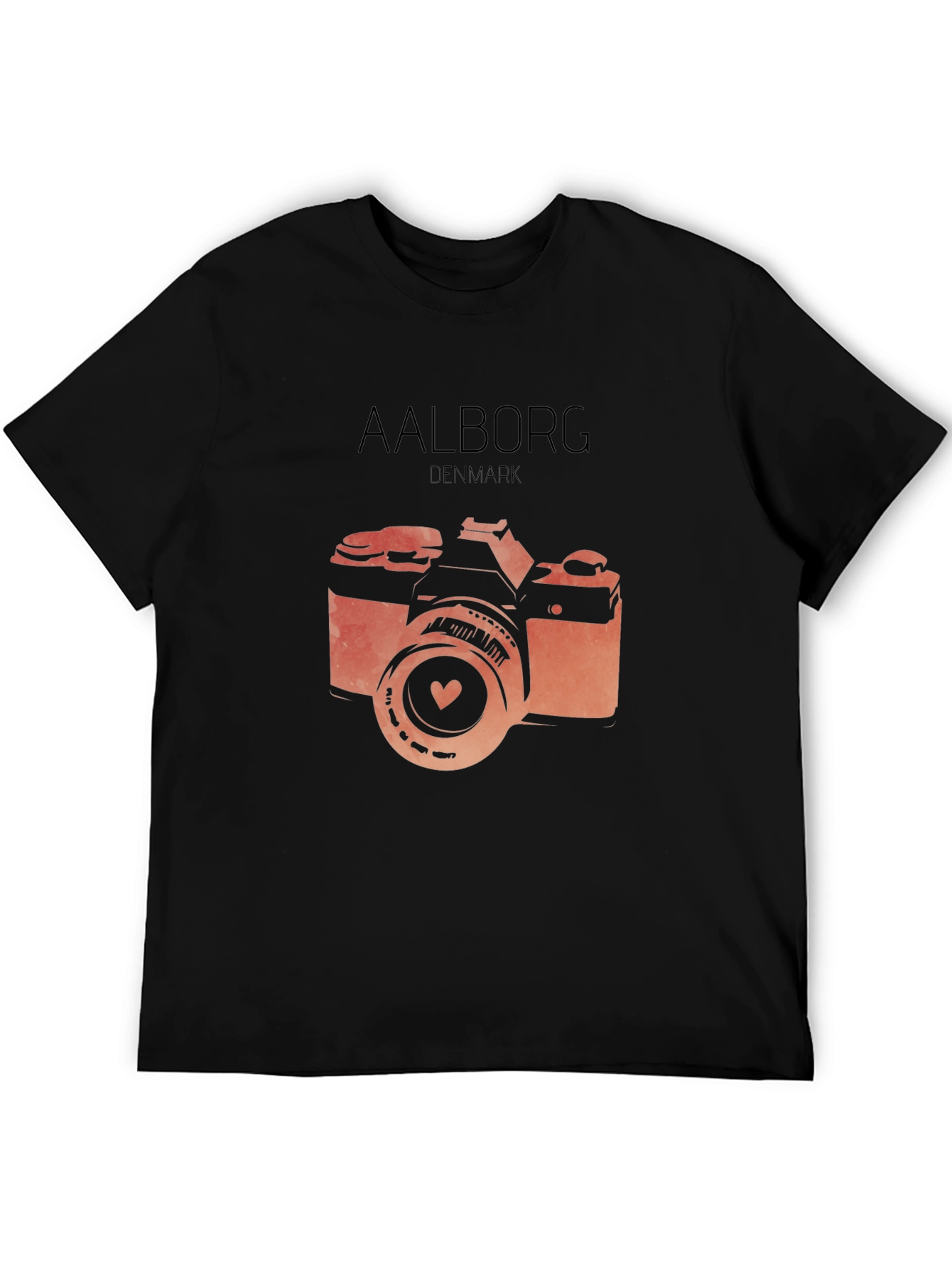 Aalborg Denmark Camera Graphic T-Shirt