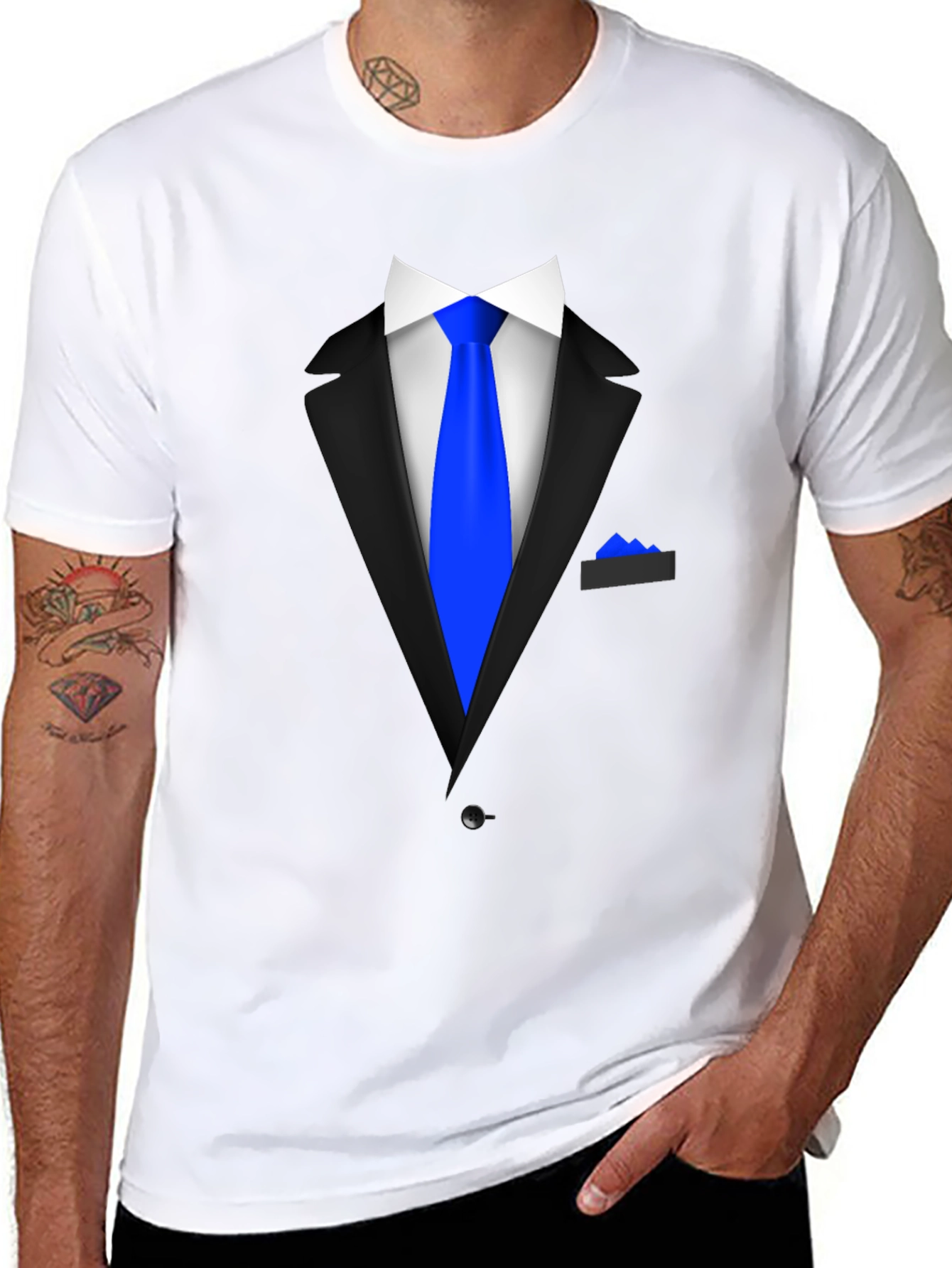 Suit & Tie Illusion T-Shirt - Formal Fun!