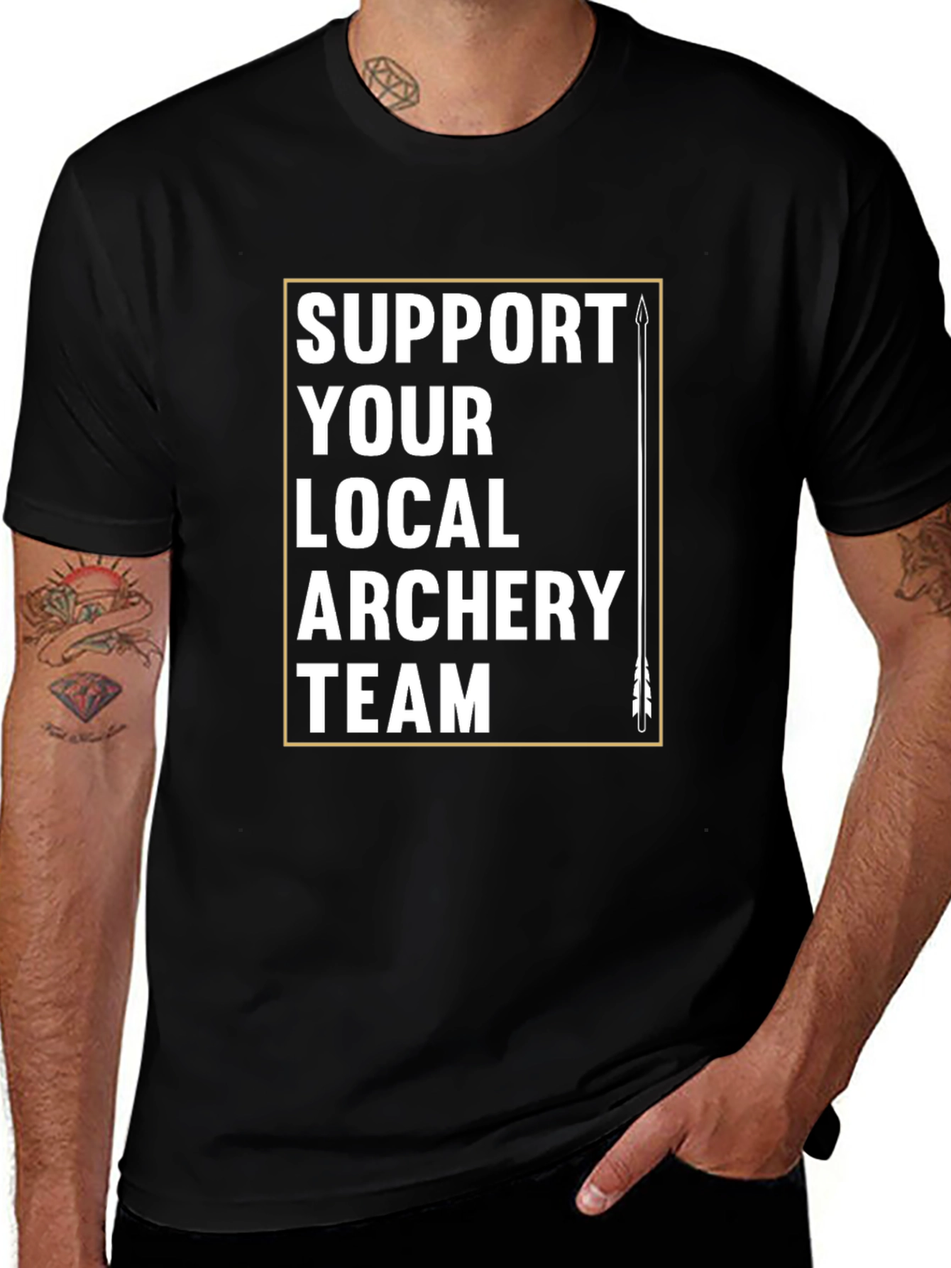 Support Your Local Archery Team T-Shirt