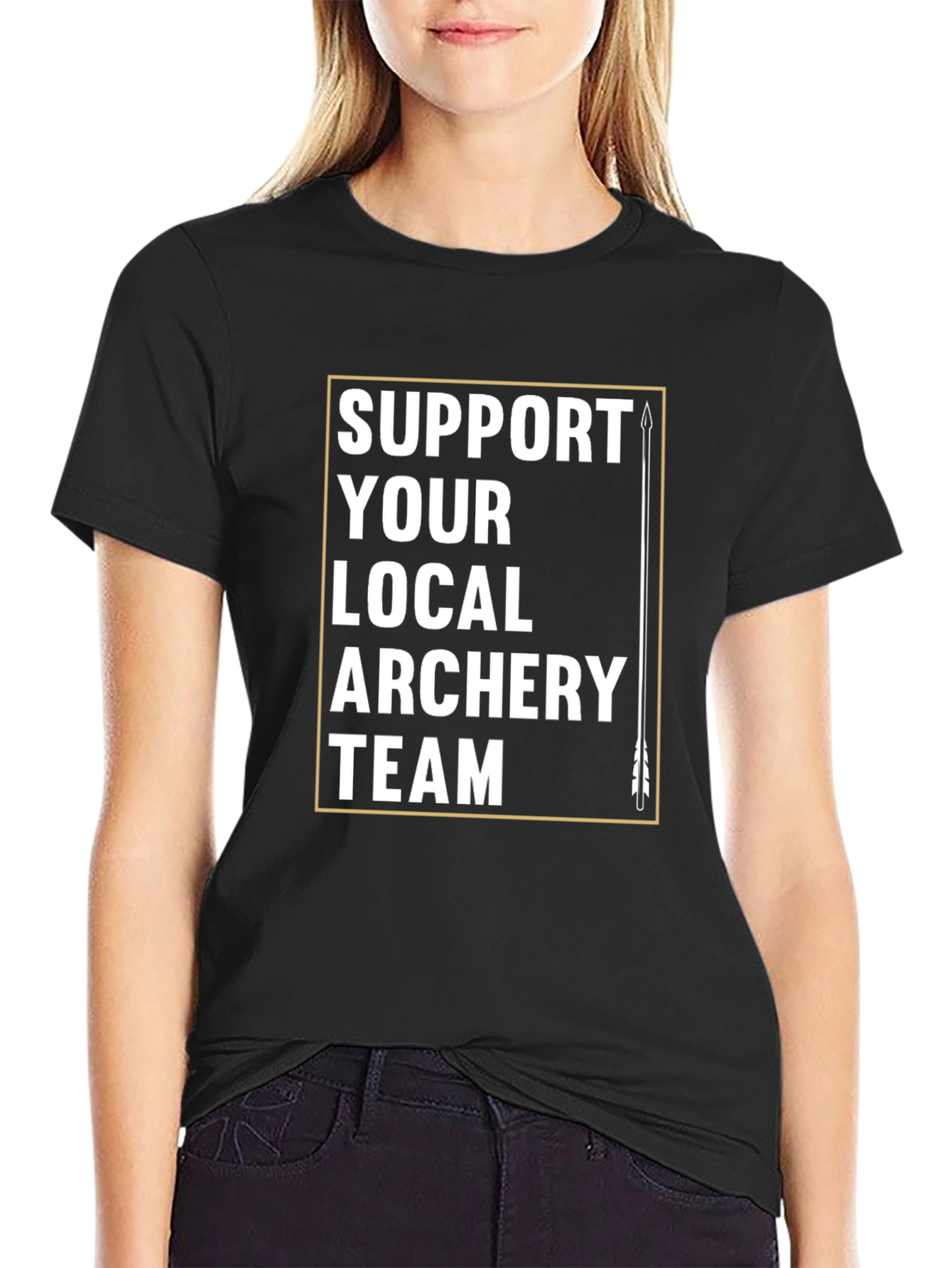 Support Your Local Archery Team T-Shirt