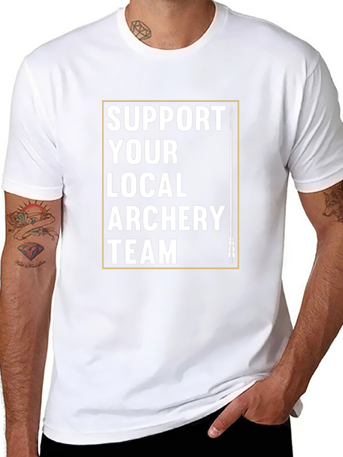 Support Your Local Archery Team T-Shirt
