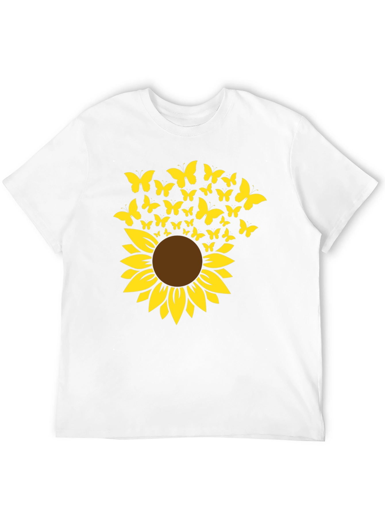 Sunflower Butterfly Graphic Tee