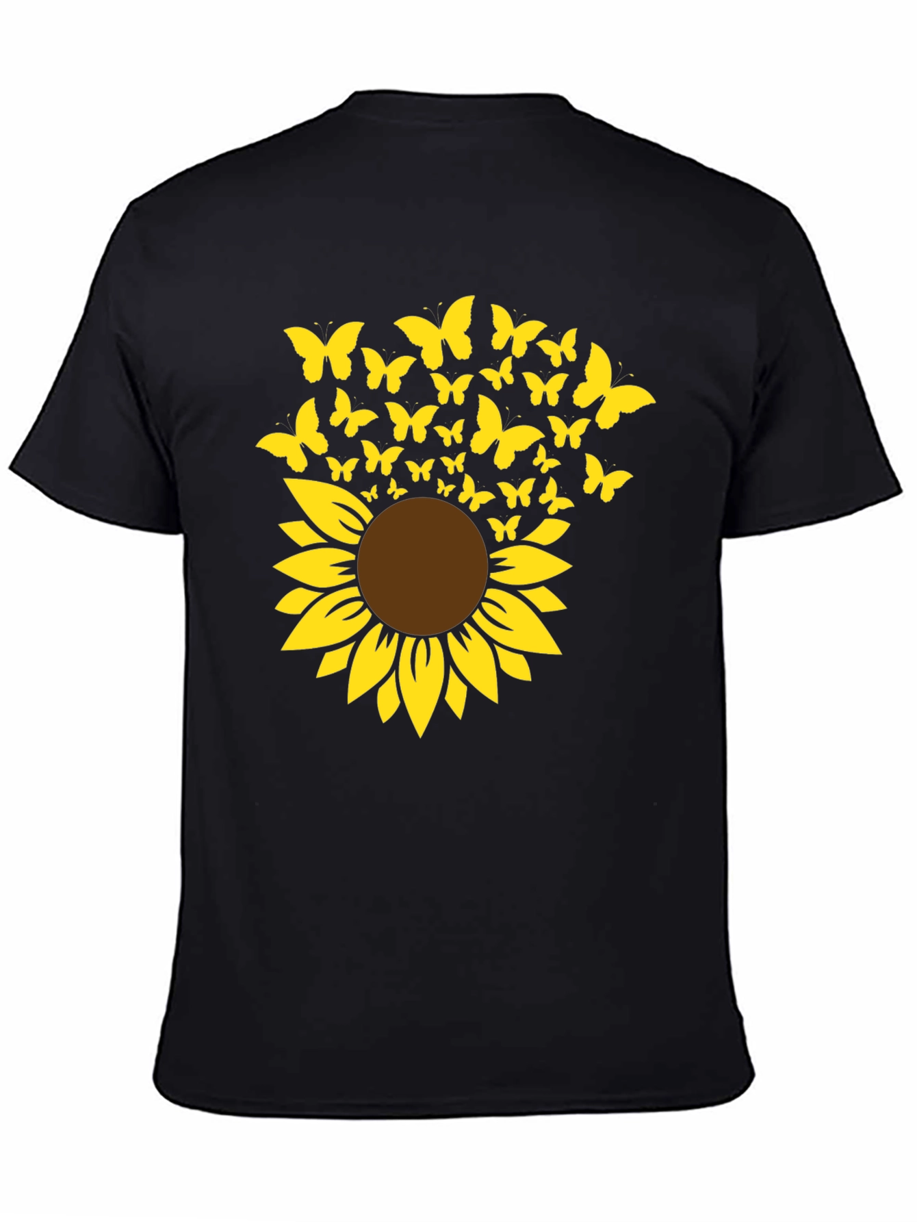 Sunflower Butterfly Graphic Tee