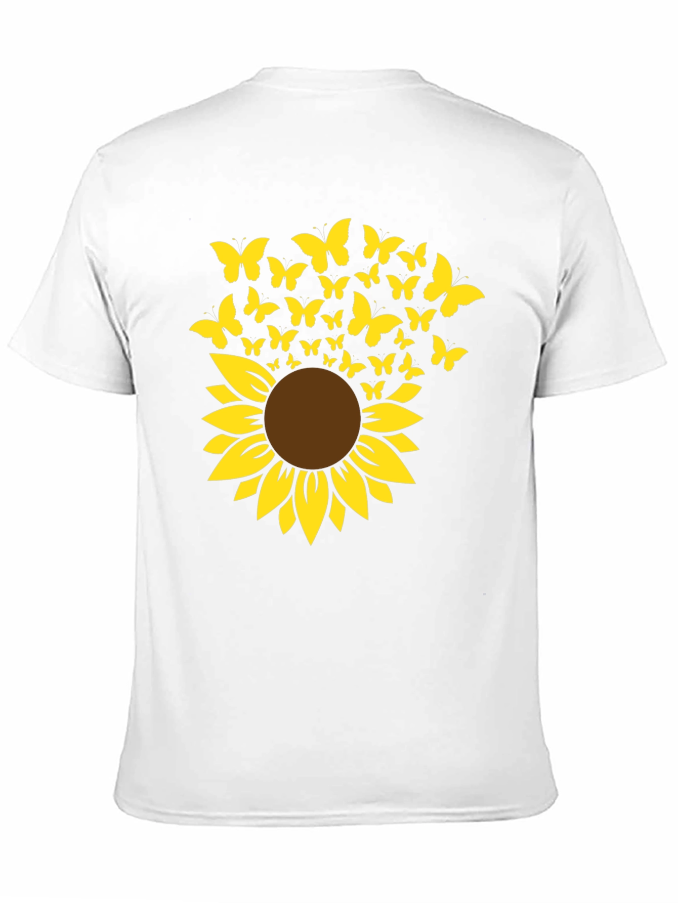 Sunflower Butterfly Graphic Tee