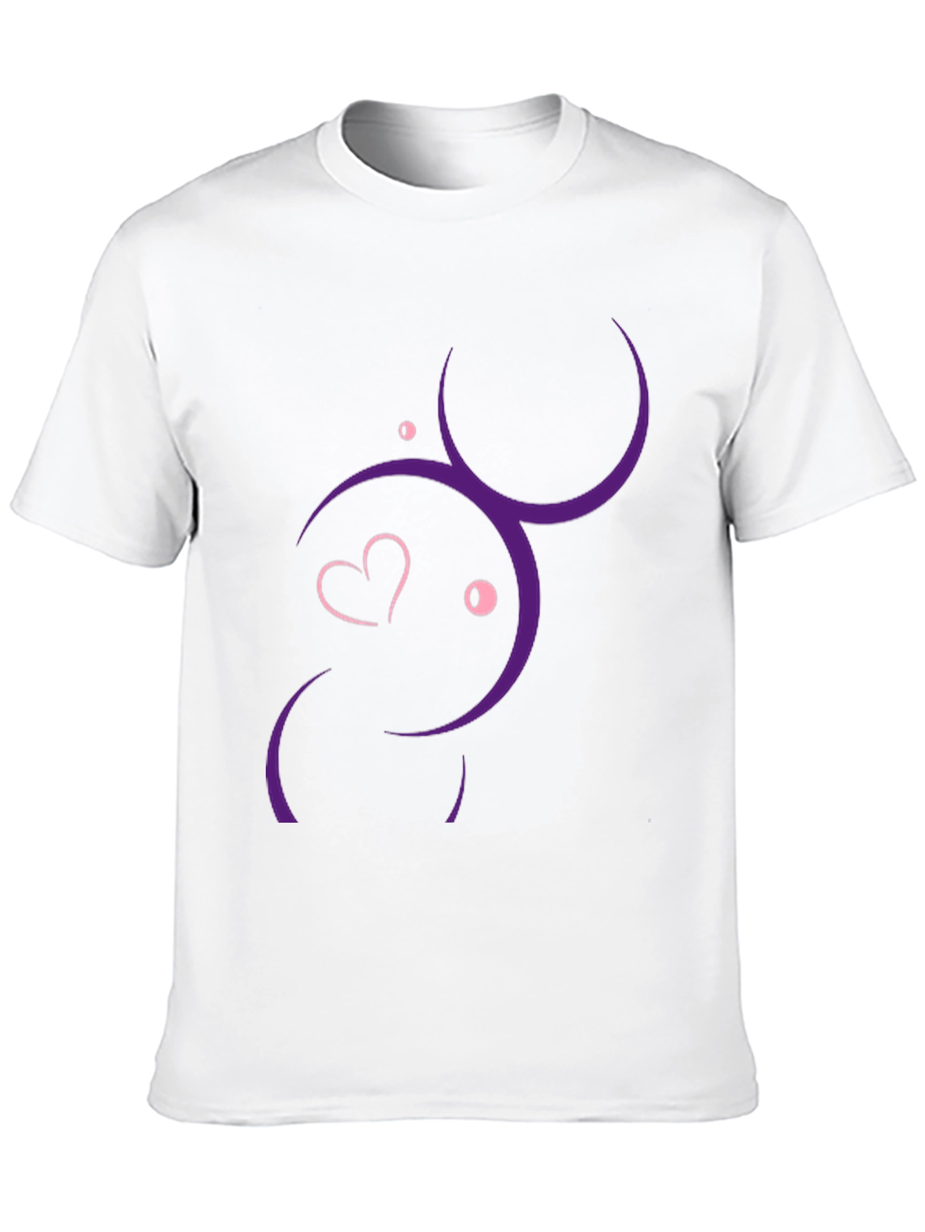 Abstract Stethoscope Heartbeat Graphic T-Shirt