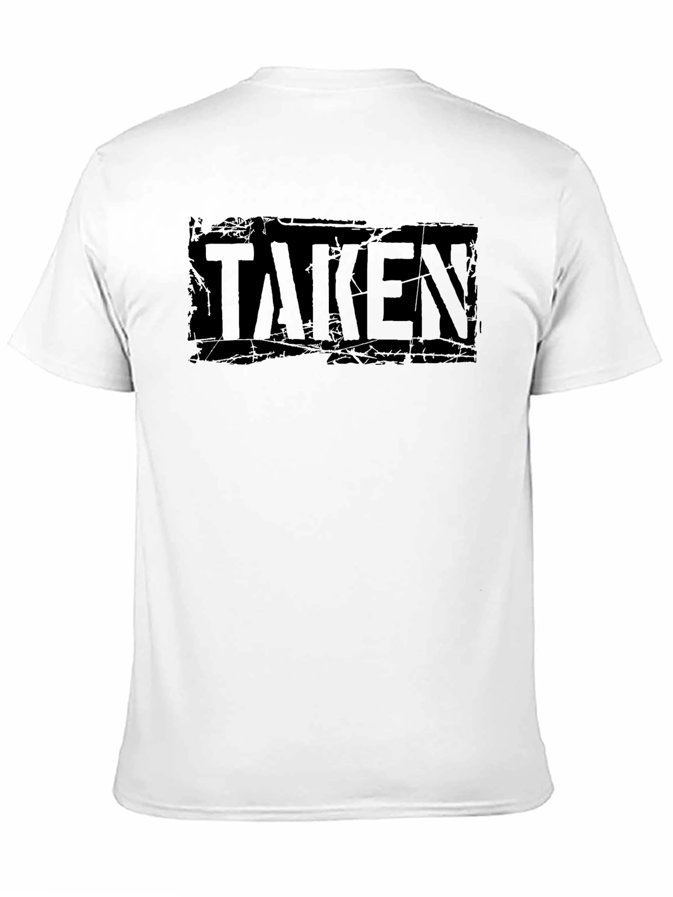 Taken Graphic Print Black T-Shirt