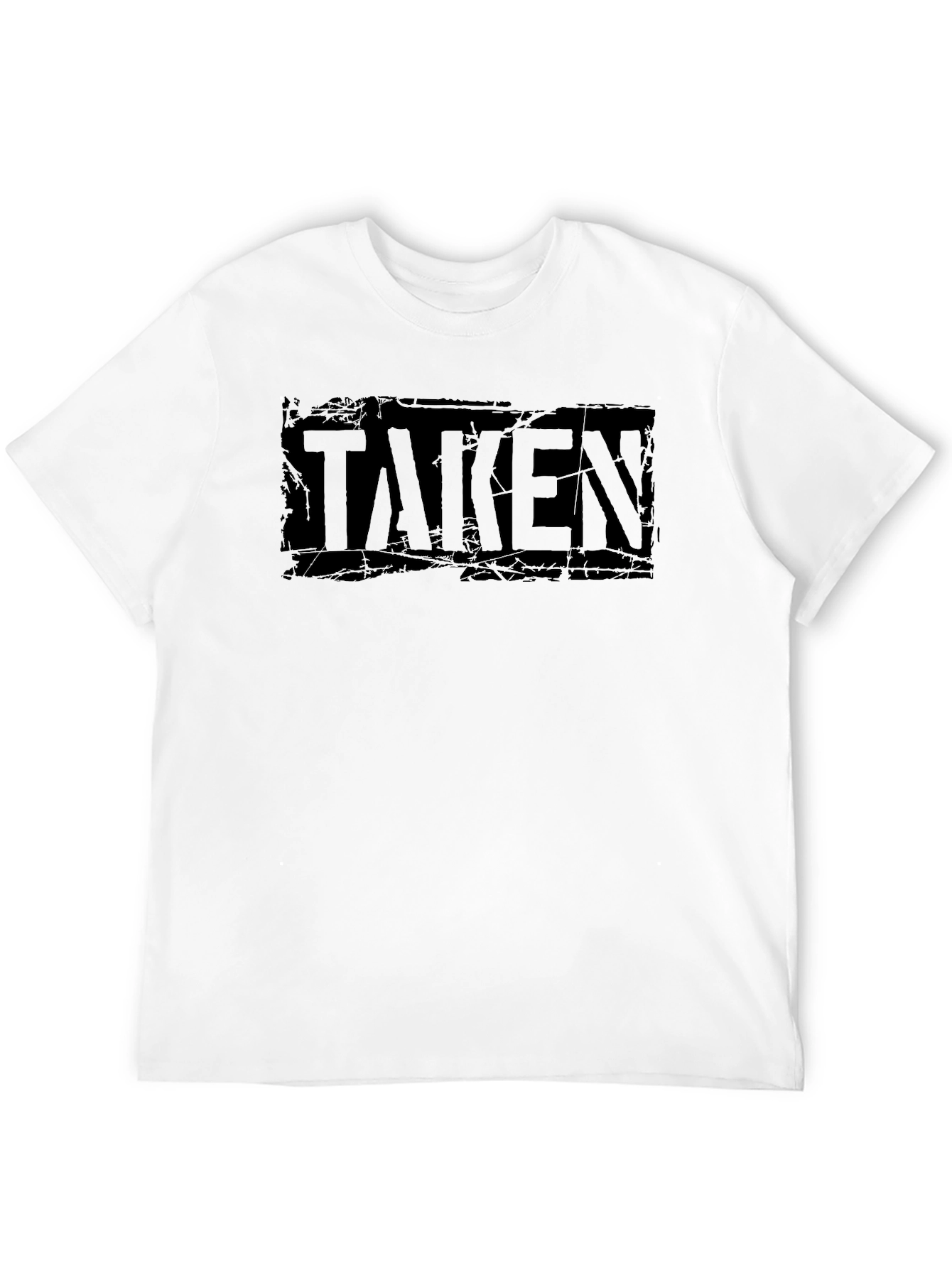 Taken Graphic Print Black T-Shirt