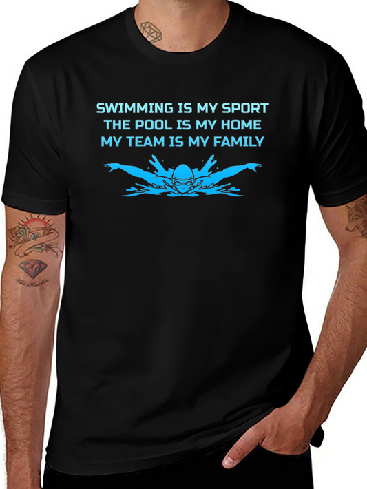 Swimming is My Sport Graphic T-Shirt