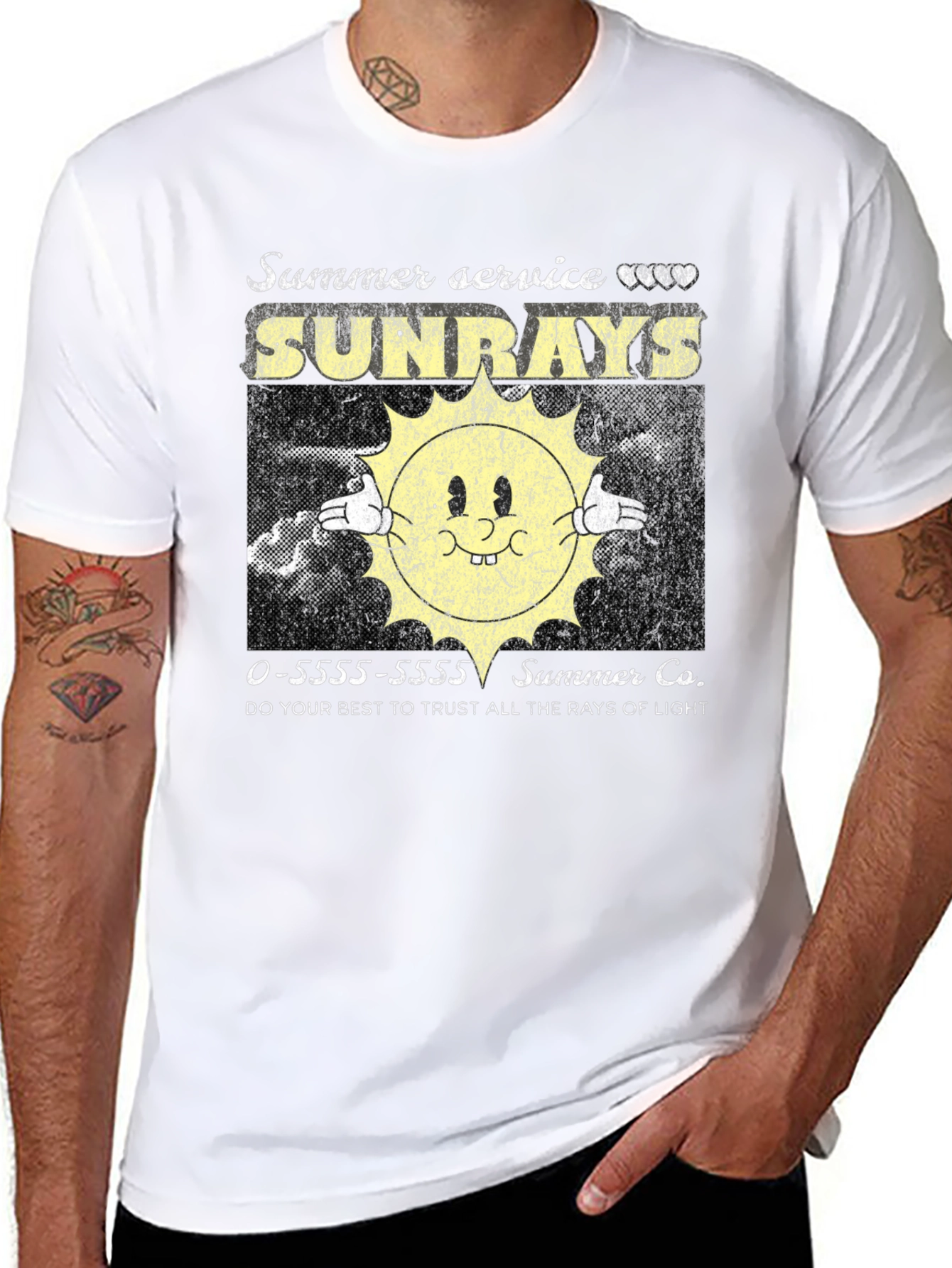 Summer Service Sunrays T-Shirt
