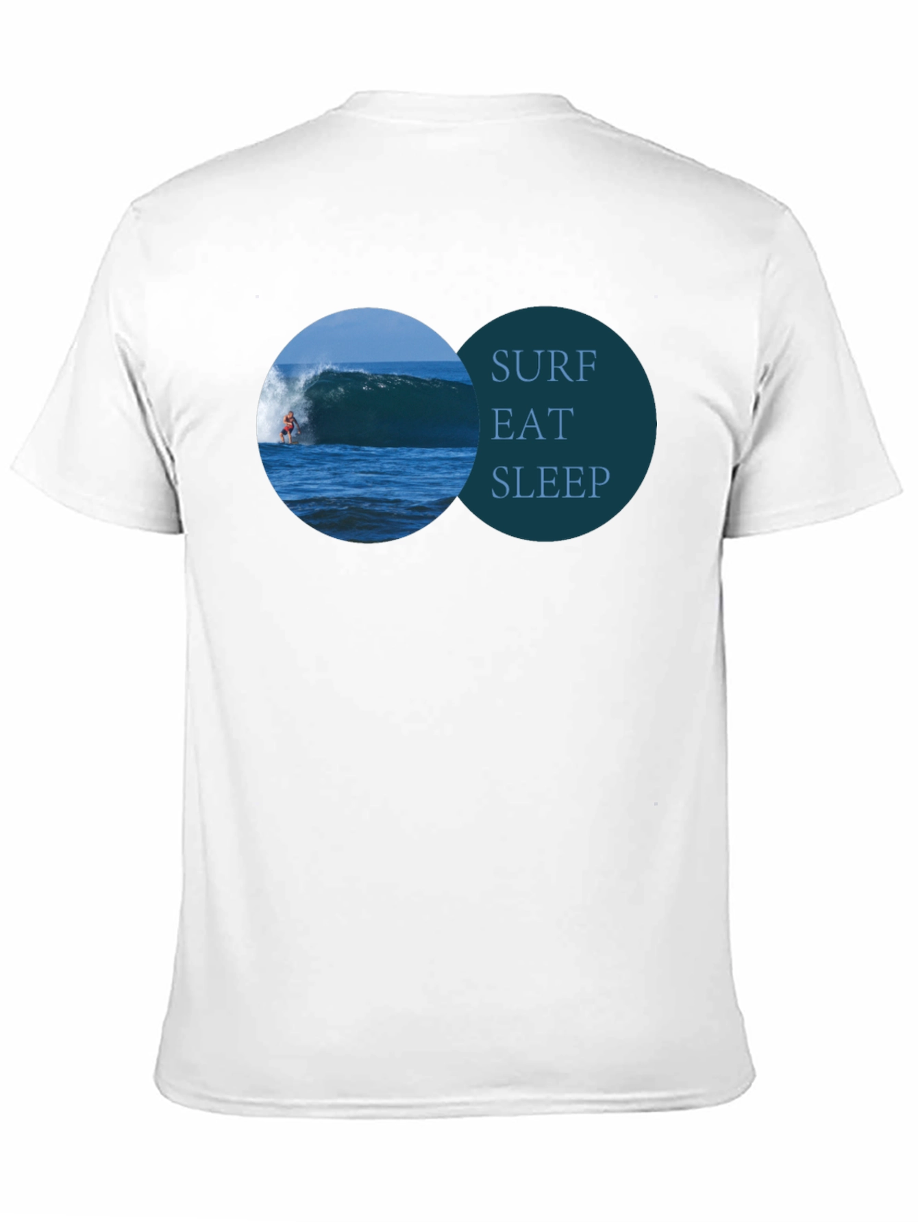 Surf Eat Sleep Black T-Shirt