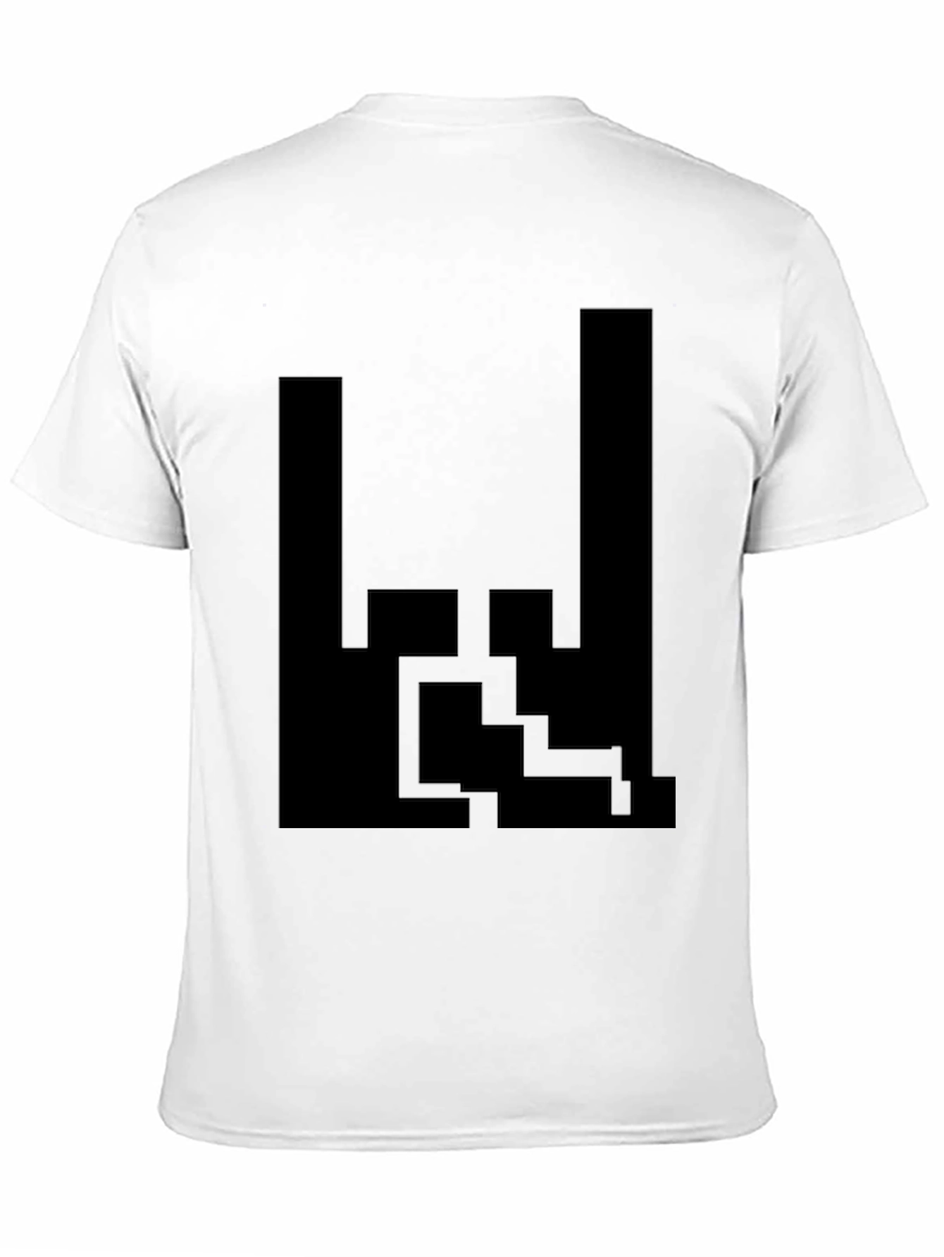 Abstract Graphic Tee - Modern Black T-Shirt
