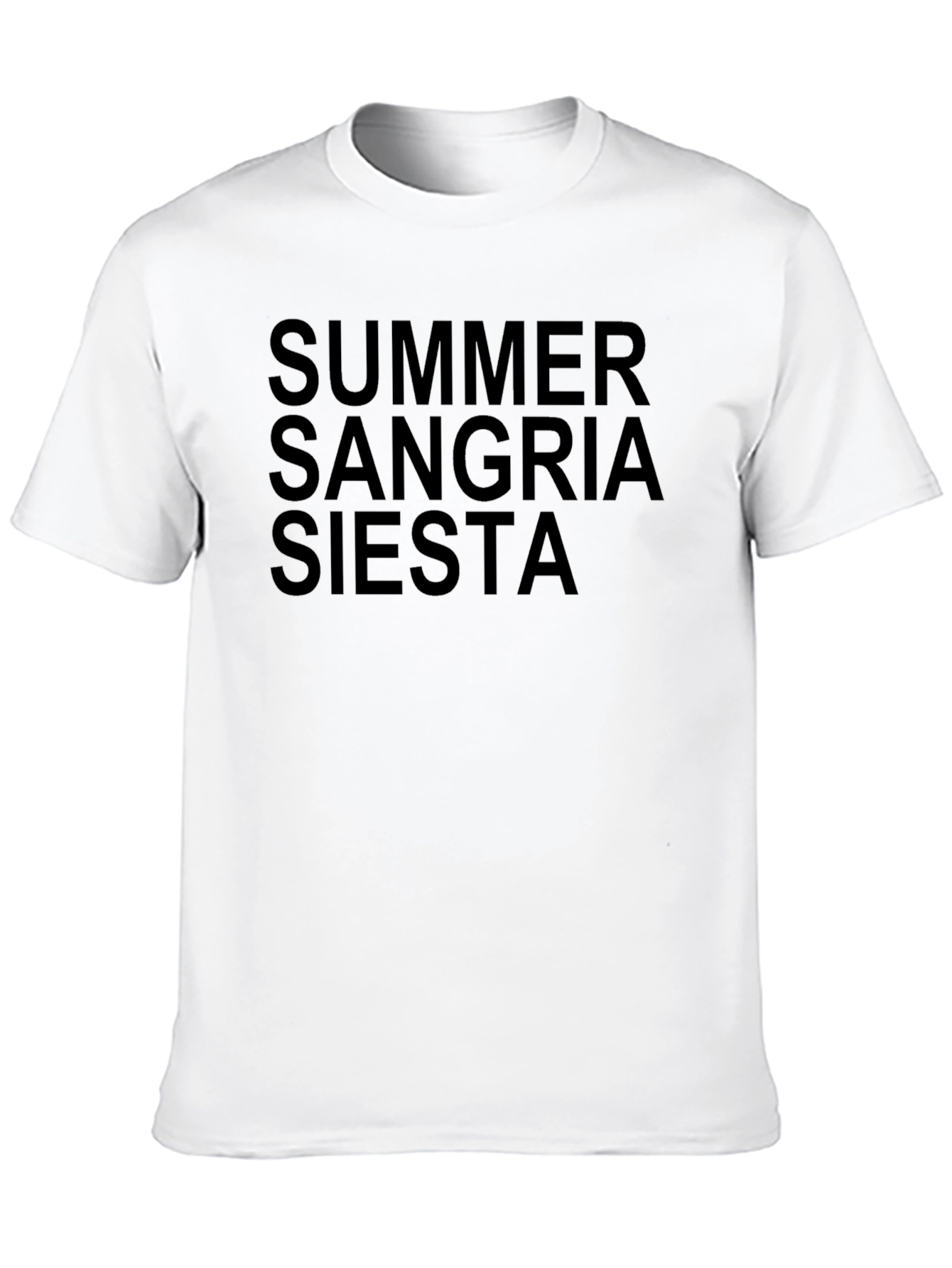 Summer Sangria Siesta Black T-Shirt