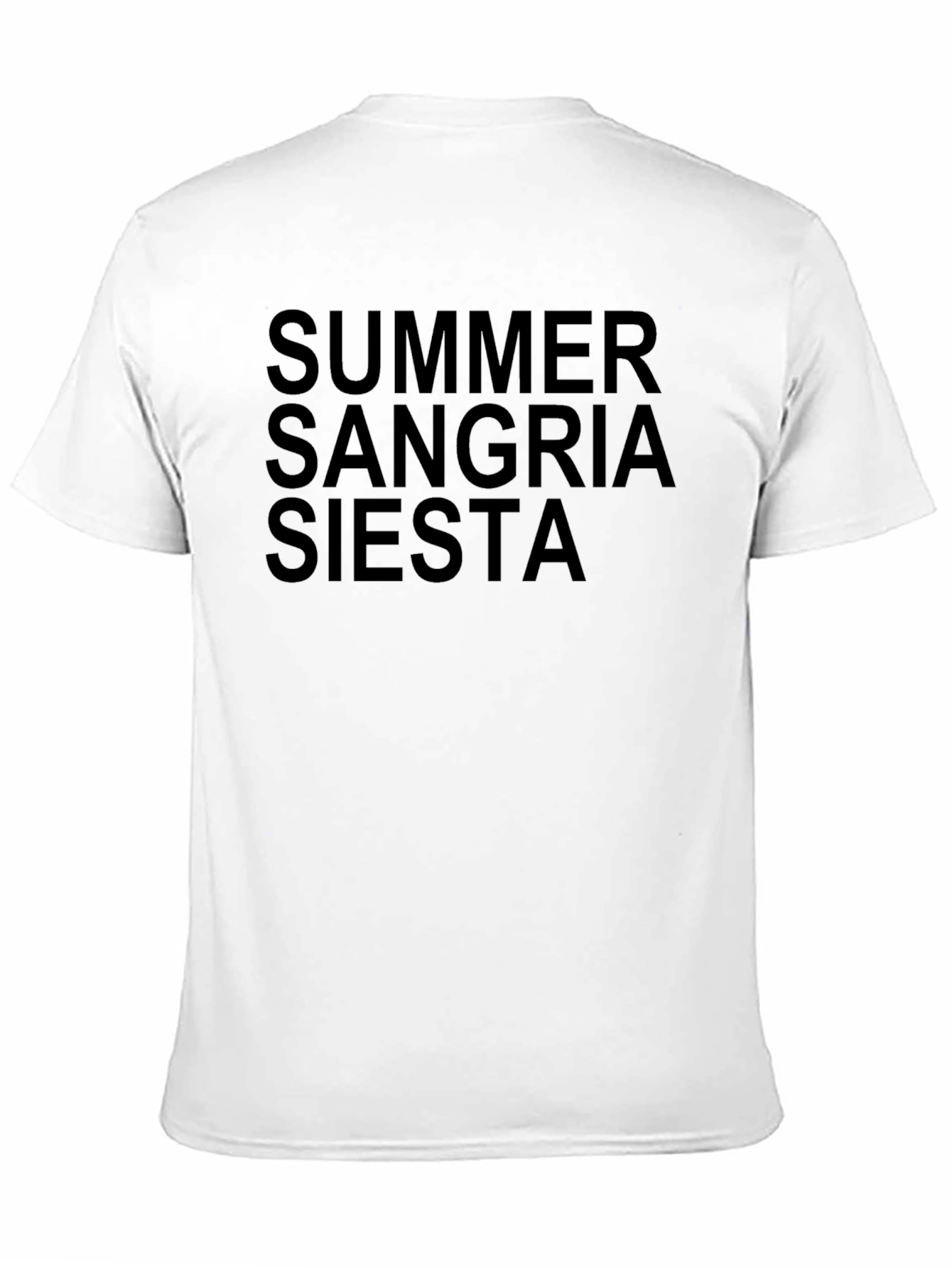 Summer Sangria Siesta Black T-Shirt