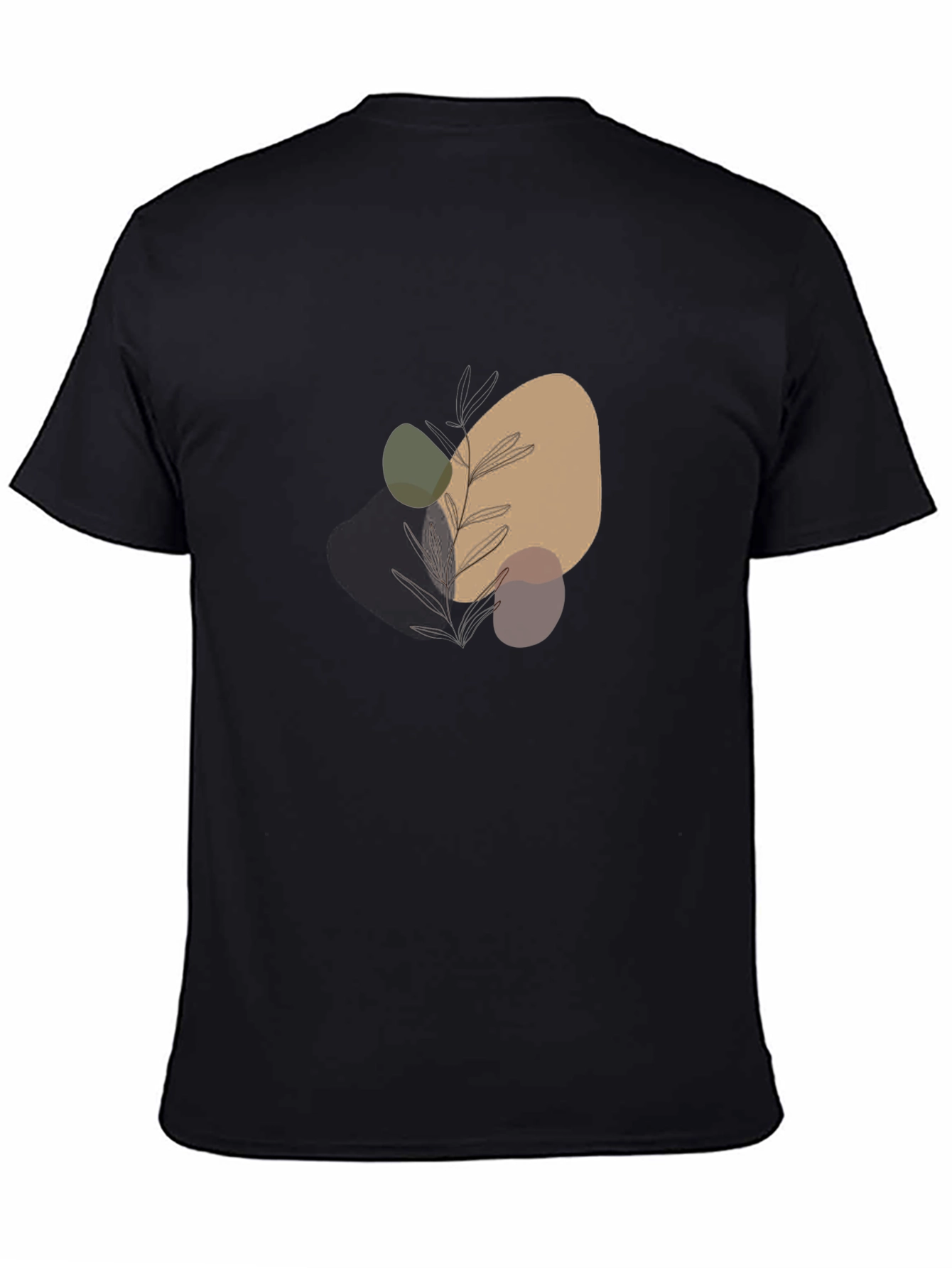 Abstract Art Black T-Shirt