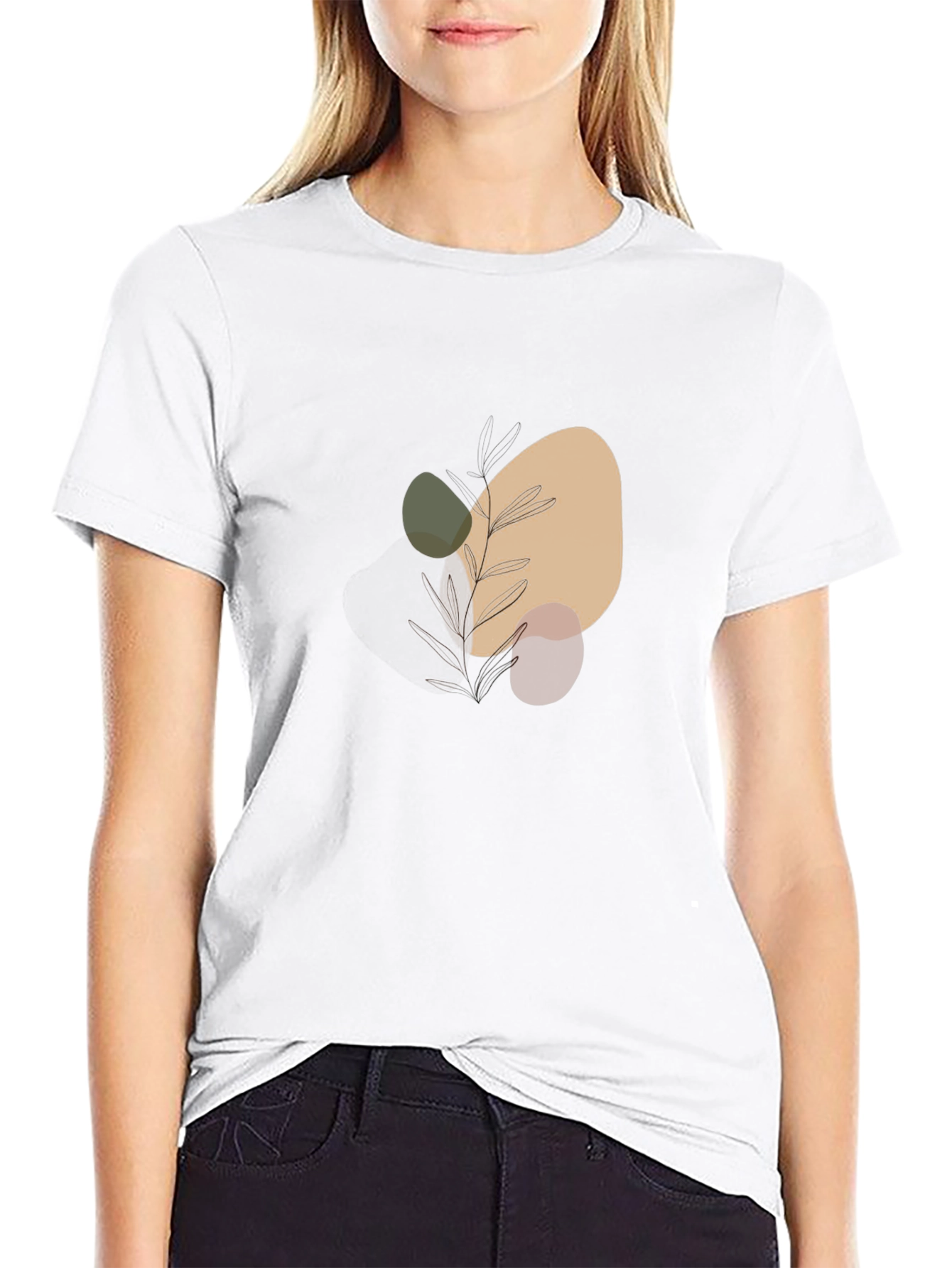 Abstract Art Black T-Shirt