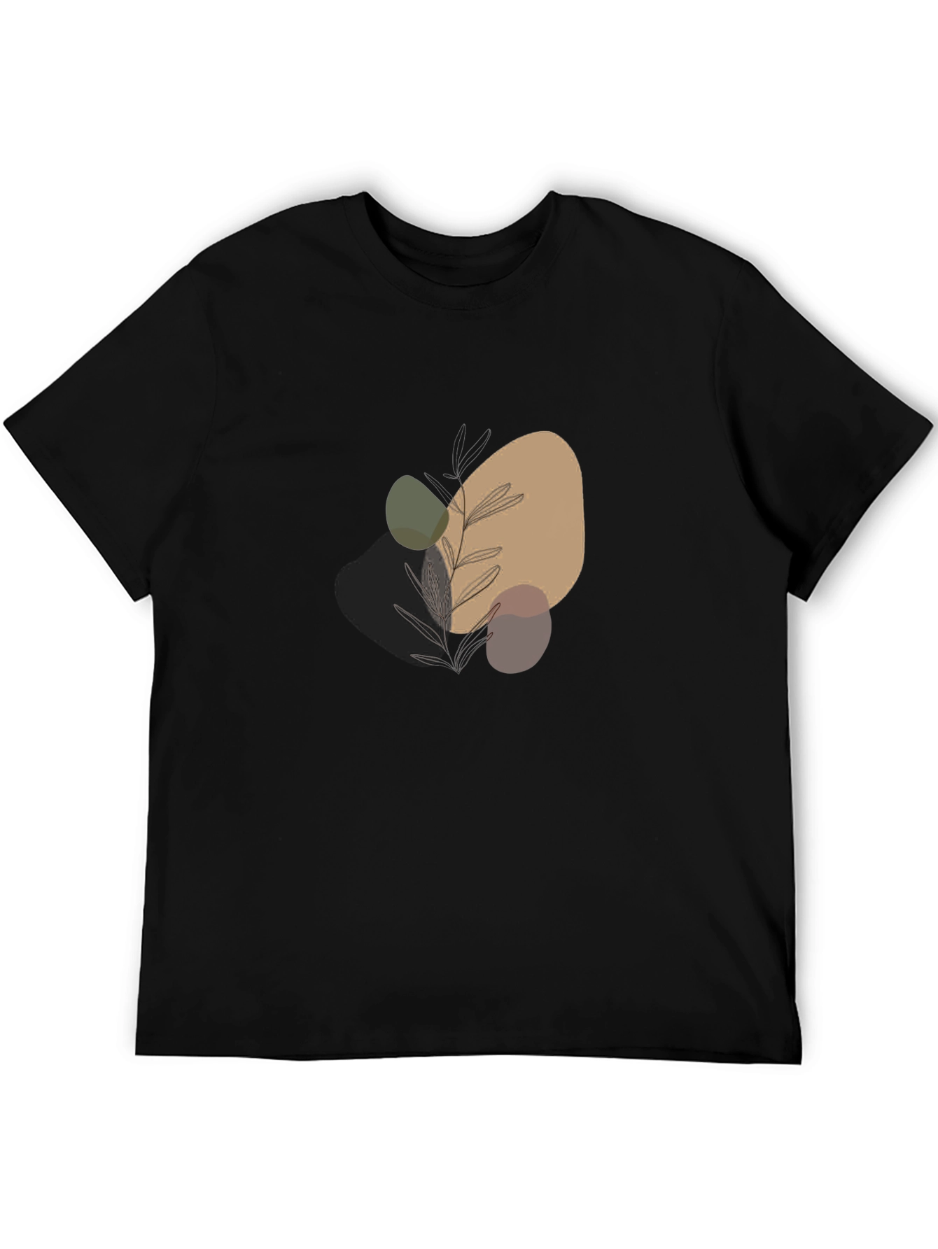 Abstract Art Black T-Shirt
