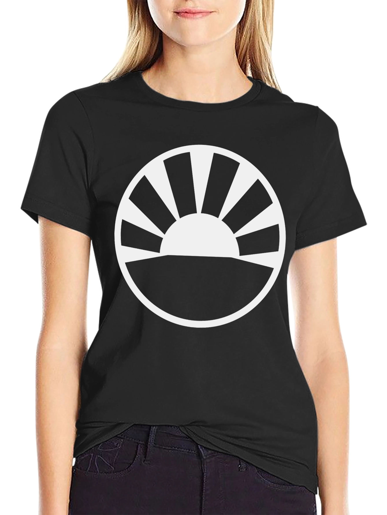 Sunrise Graphic Tee - Black