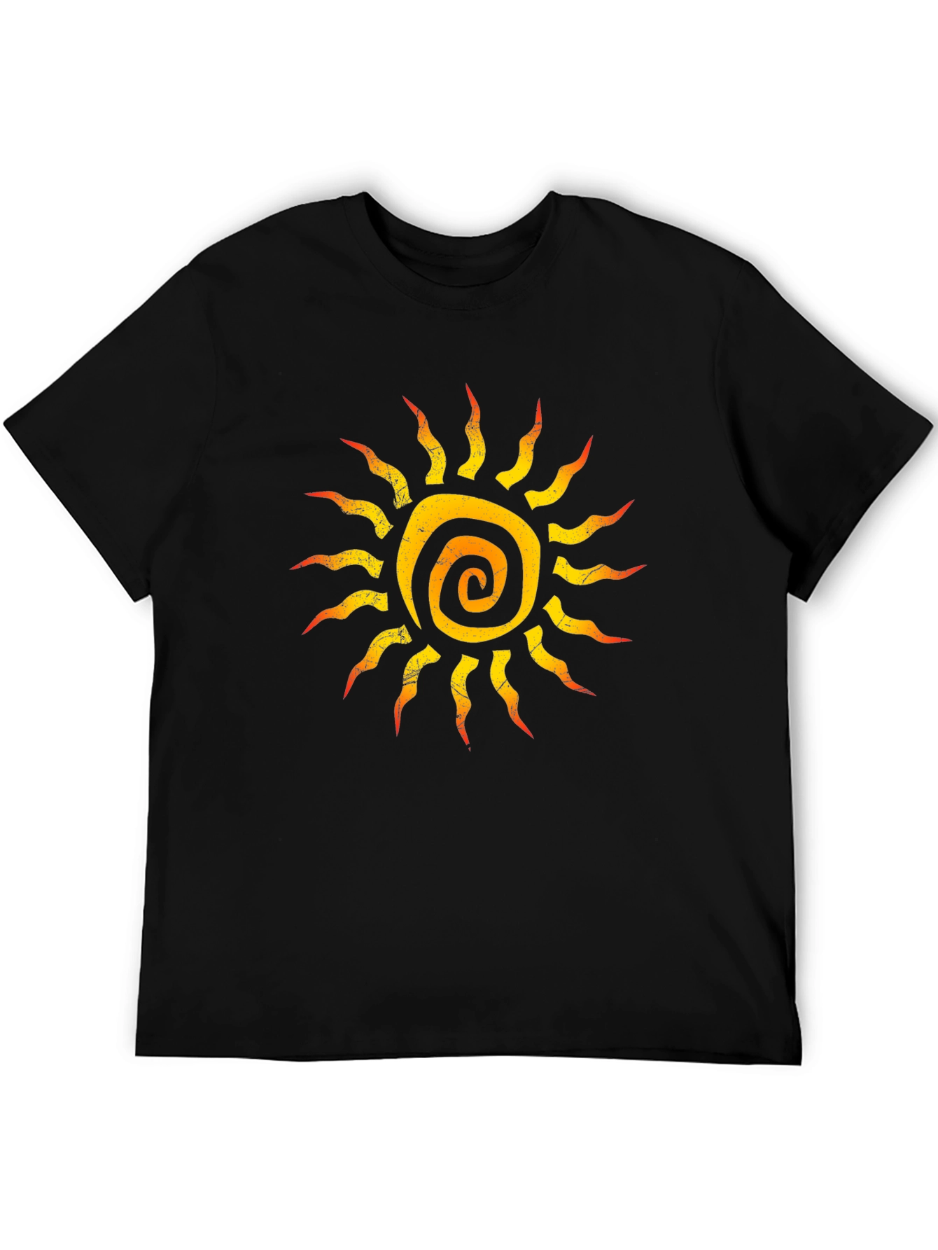 Sun Graphic Black T-Shirt