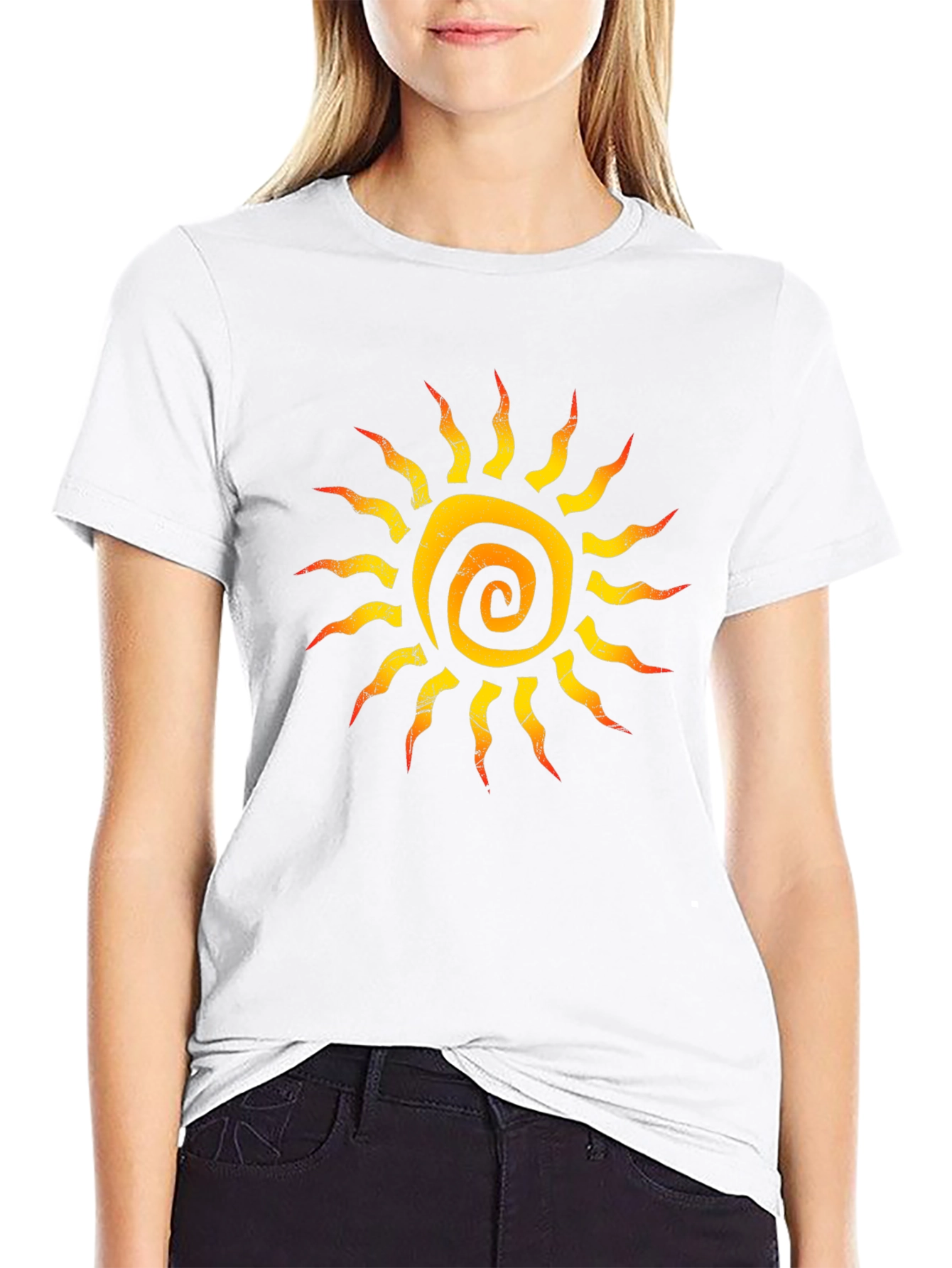 Sun Graphic Black T-Shirt