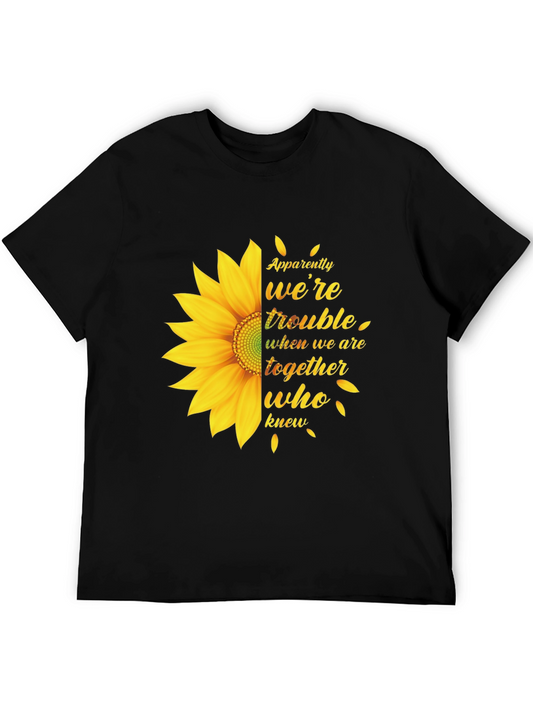 Sunflower Graphic Tee - Apparently Were Trouble