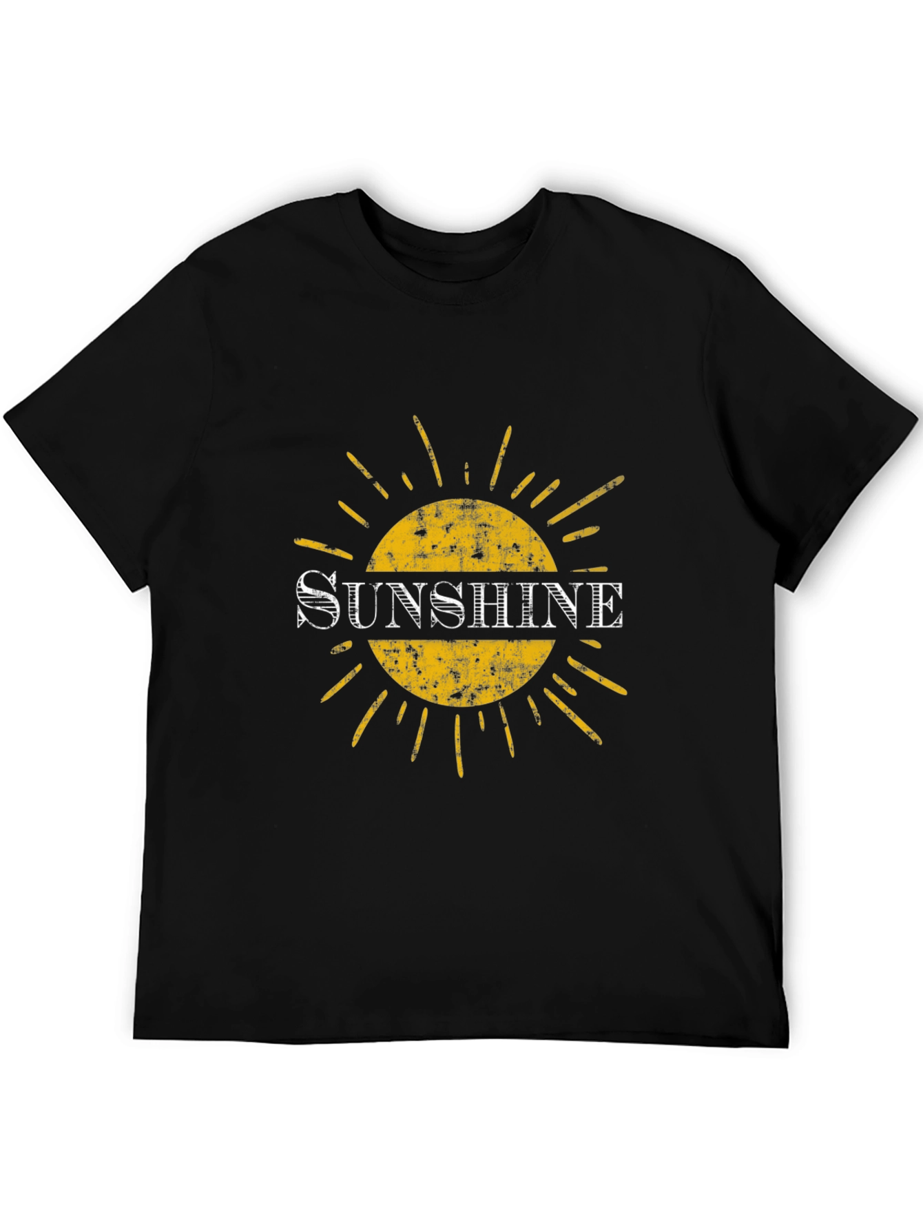 Sunshine Graphic Tee - Black Cotton Blend