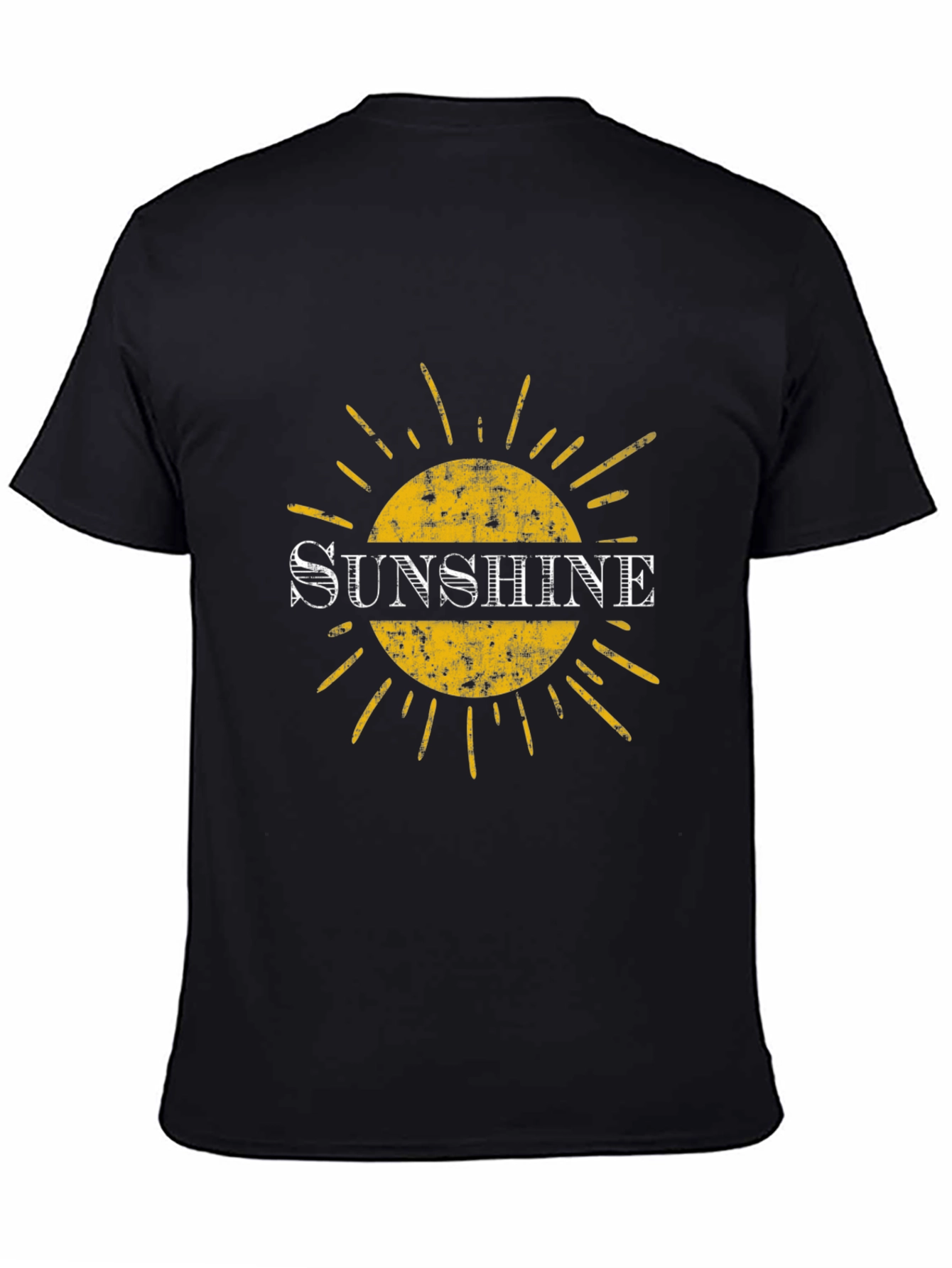 Sunshine Graphic Tee - Black Cotton Blend