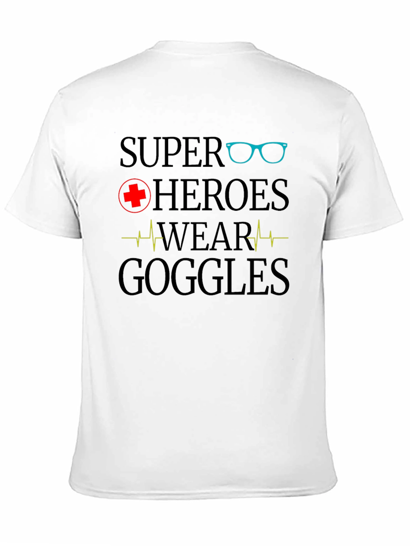 Super Heroes Wear Goggles Graphic T-Shirt
