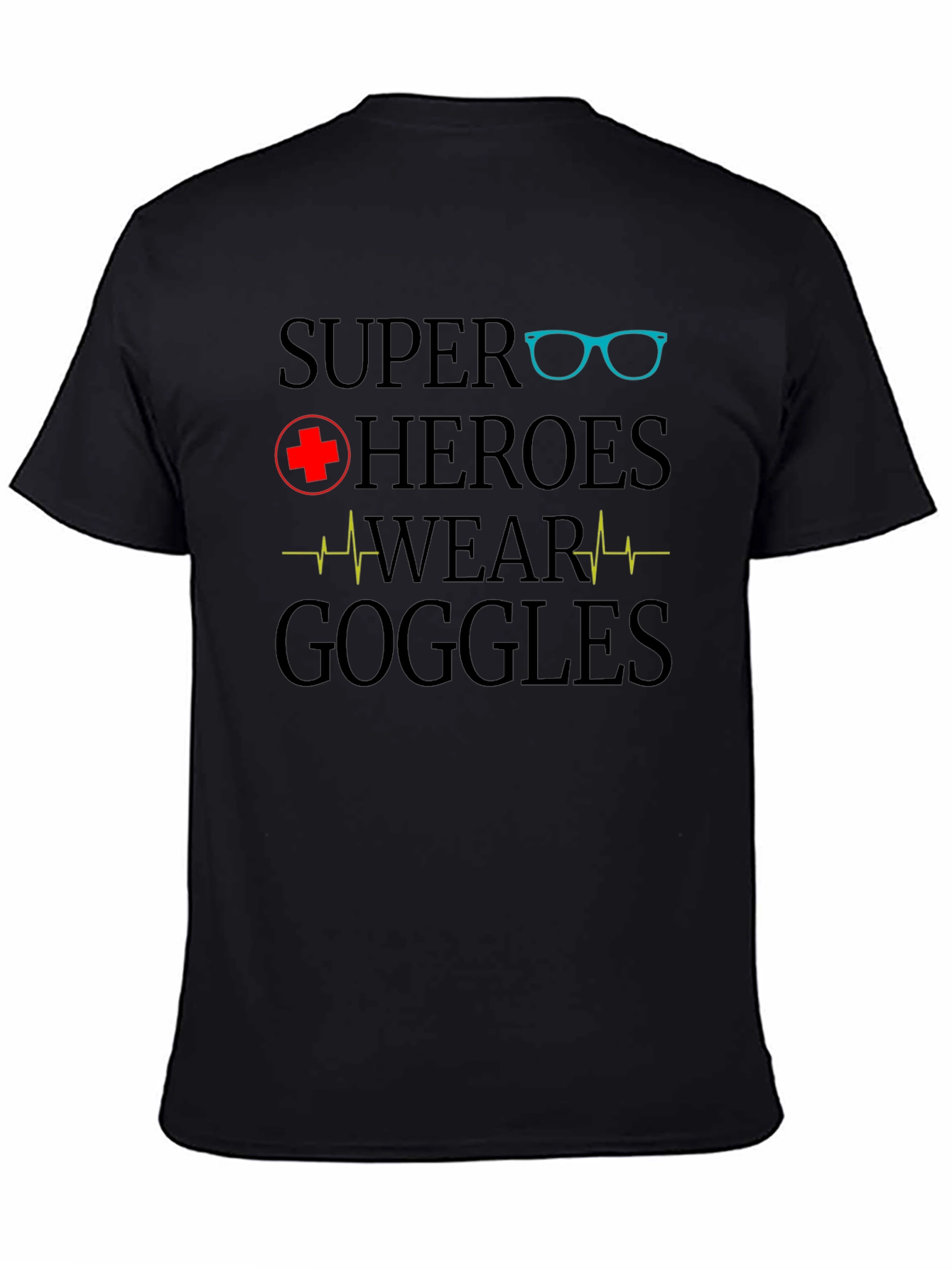 Super Heroes Wear Goggles Graphic T-Shirt