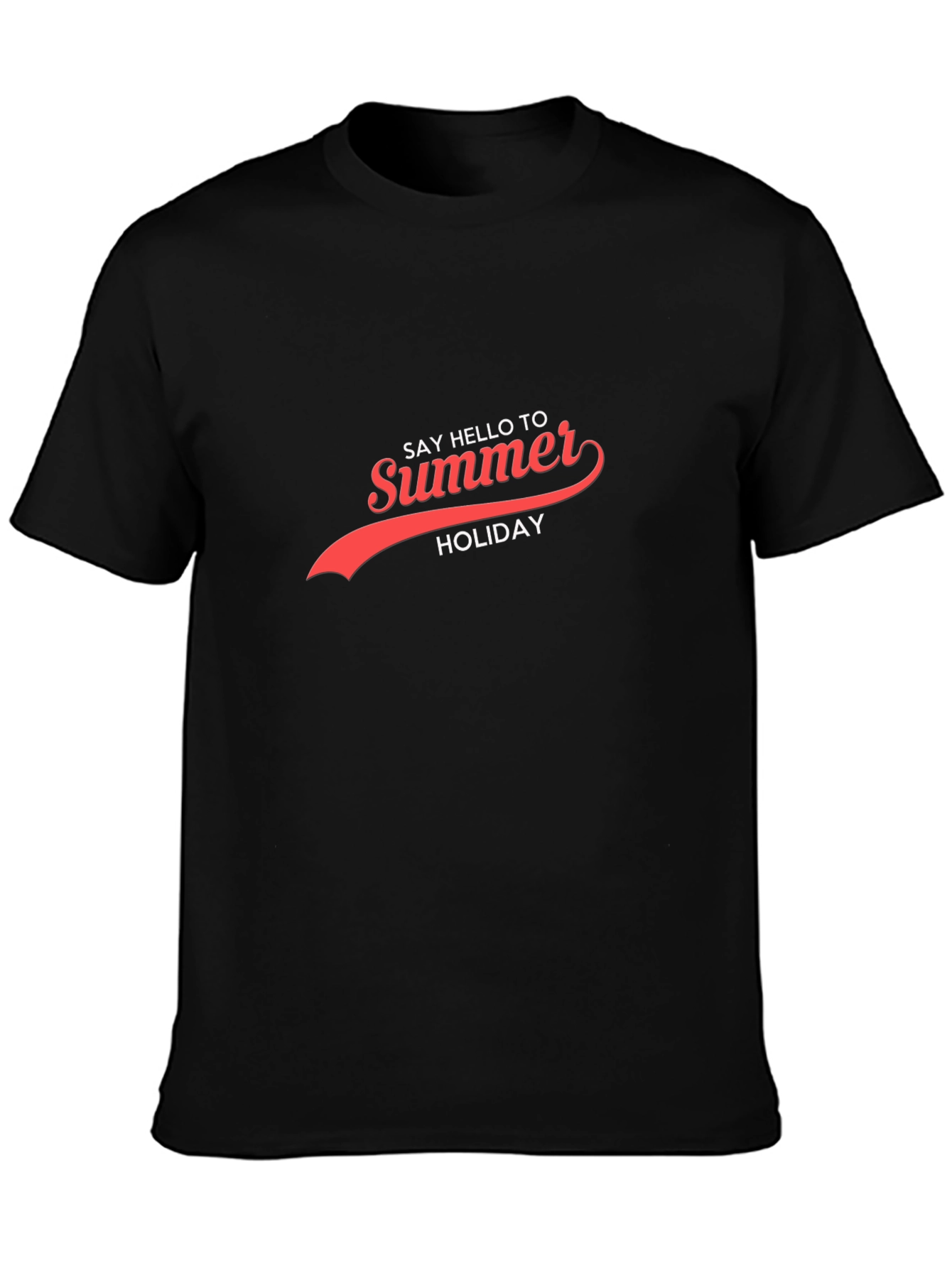 Summer Holiday Black T-Shirt