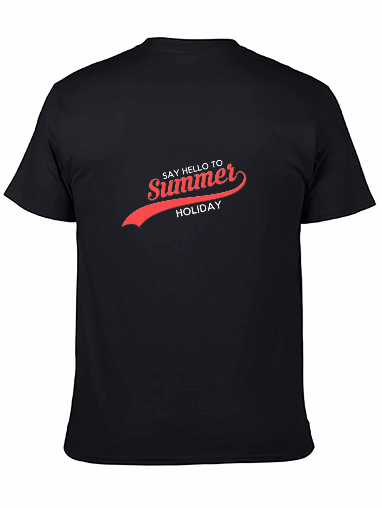 Summer Holiday Black T-Shirt