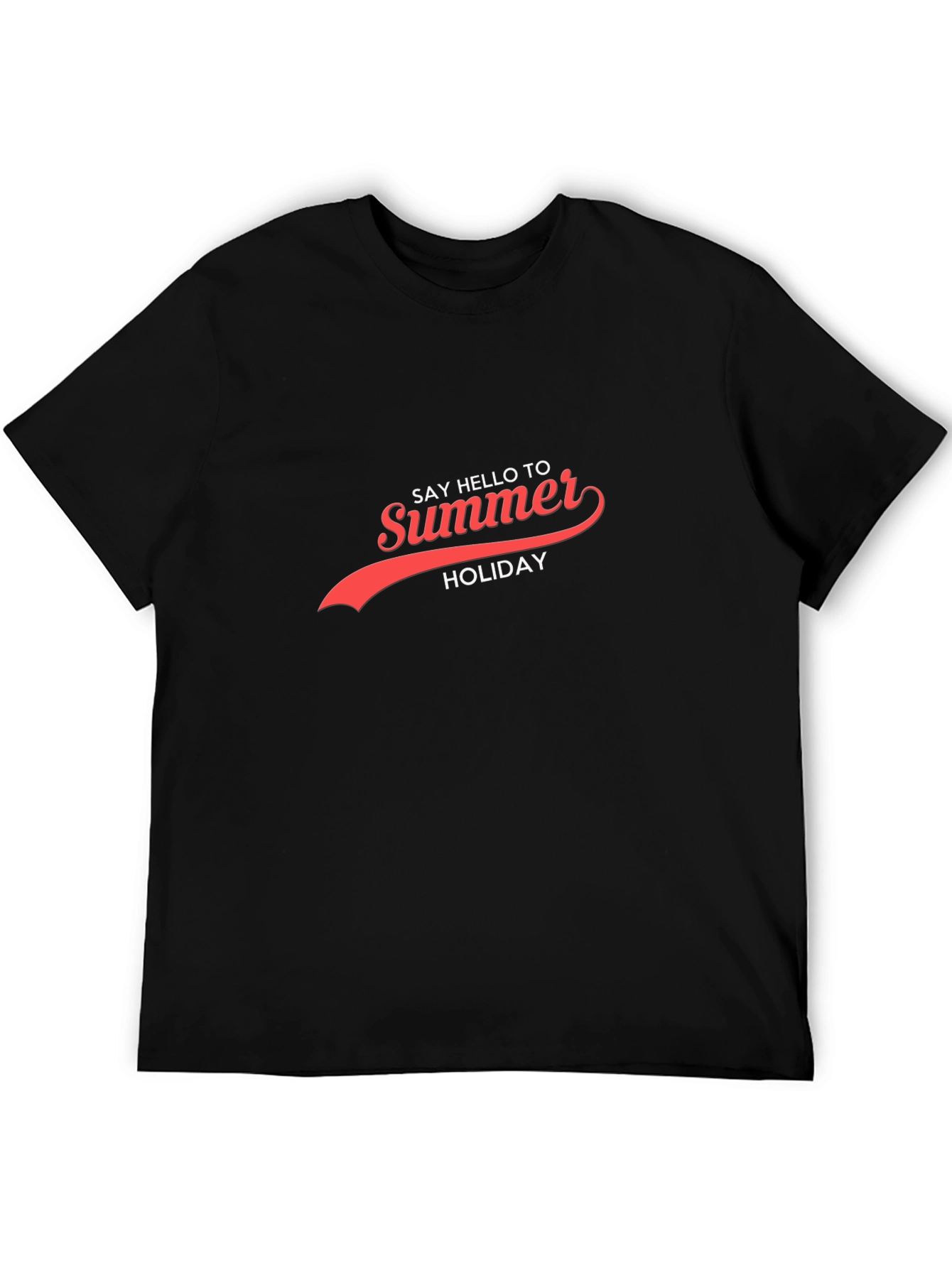 Summer Holiday Black T-Shirt