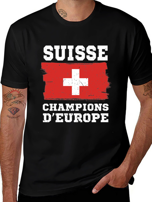 Suisse Champions DEurope Graphic T-Shirt