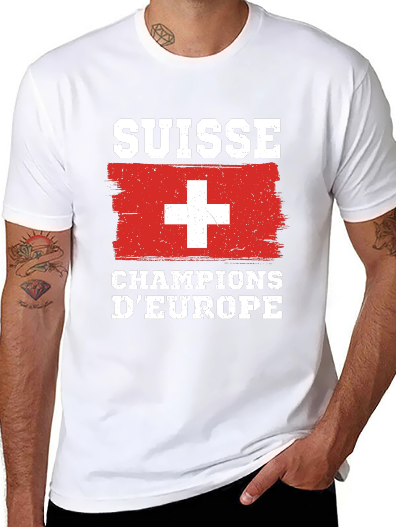 Suisse Champions DEurope Graphic T-Shirt