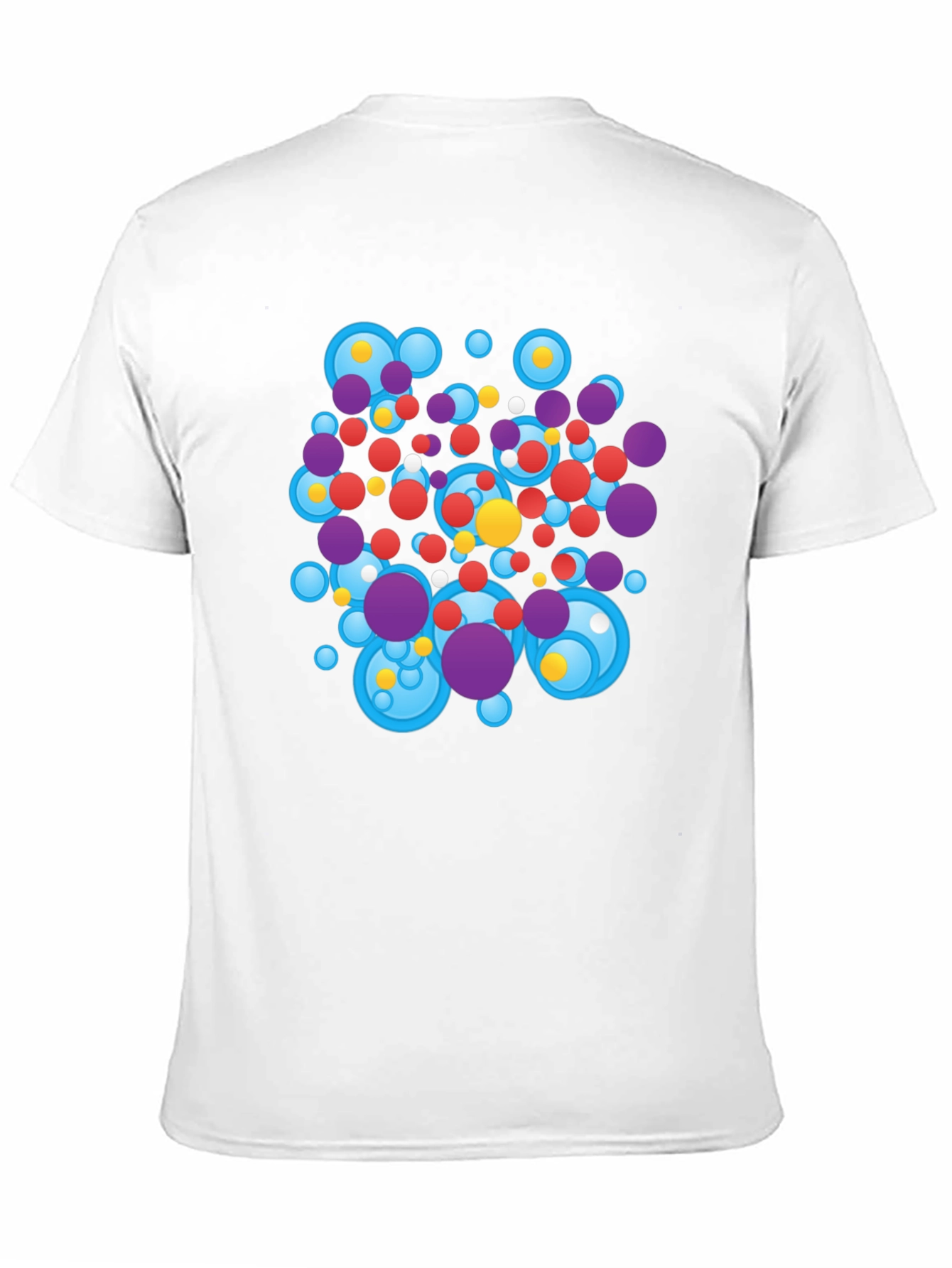 Abstract Circles Black T-Shirt