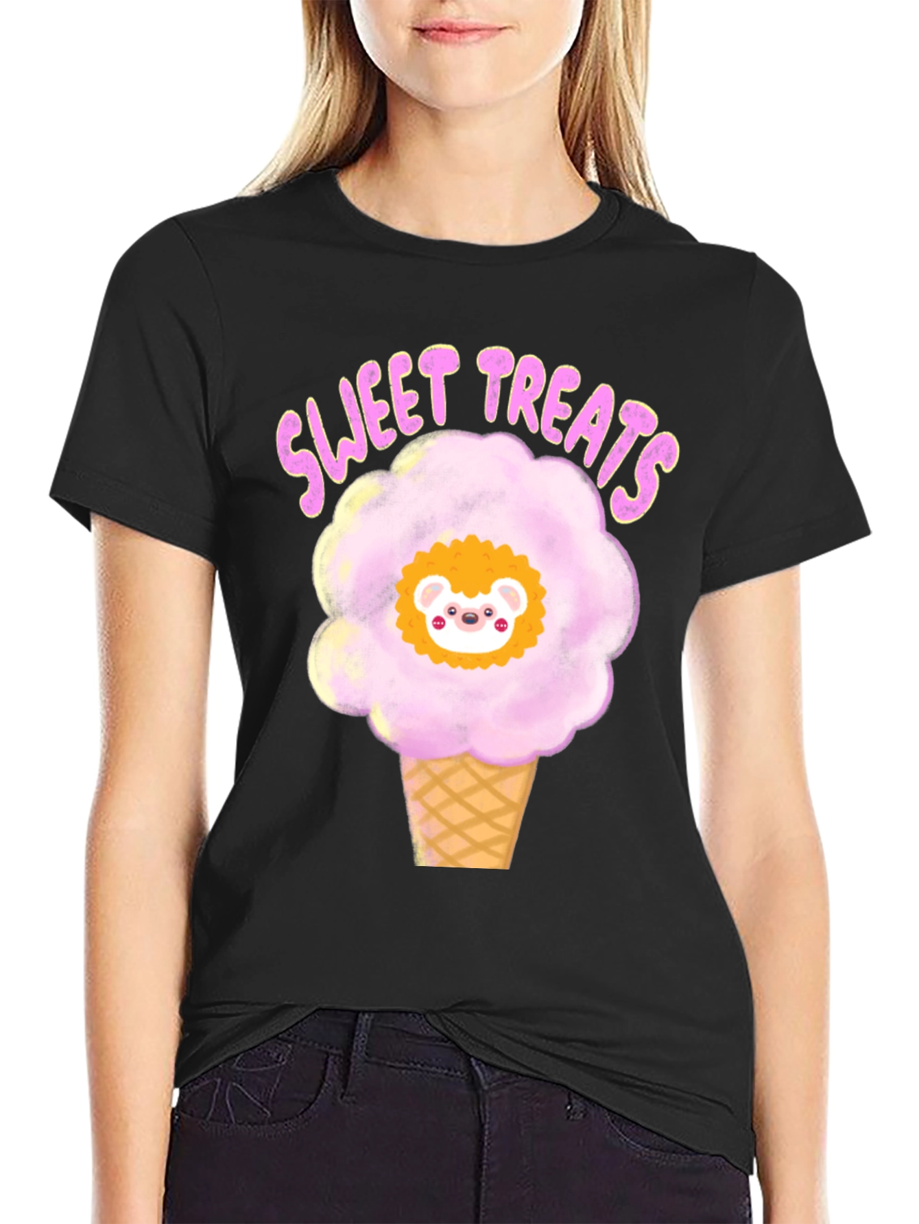 Sweet Treats Hedgehog Cotton Candy T-Shirt