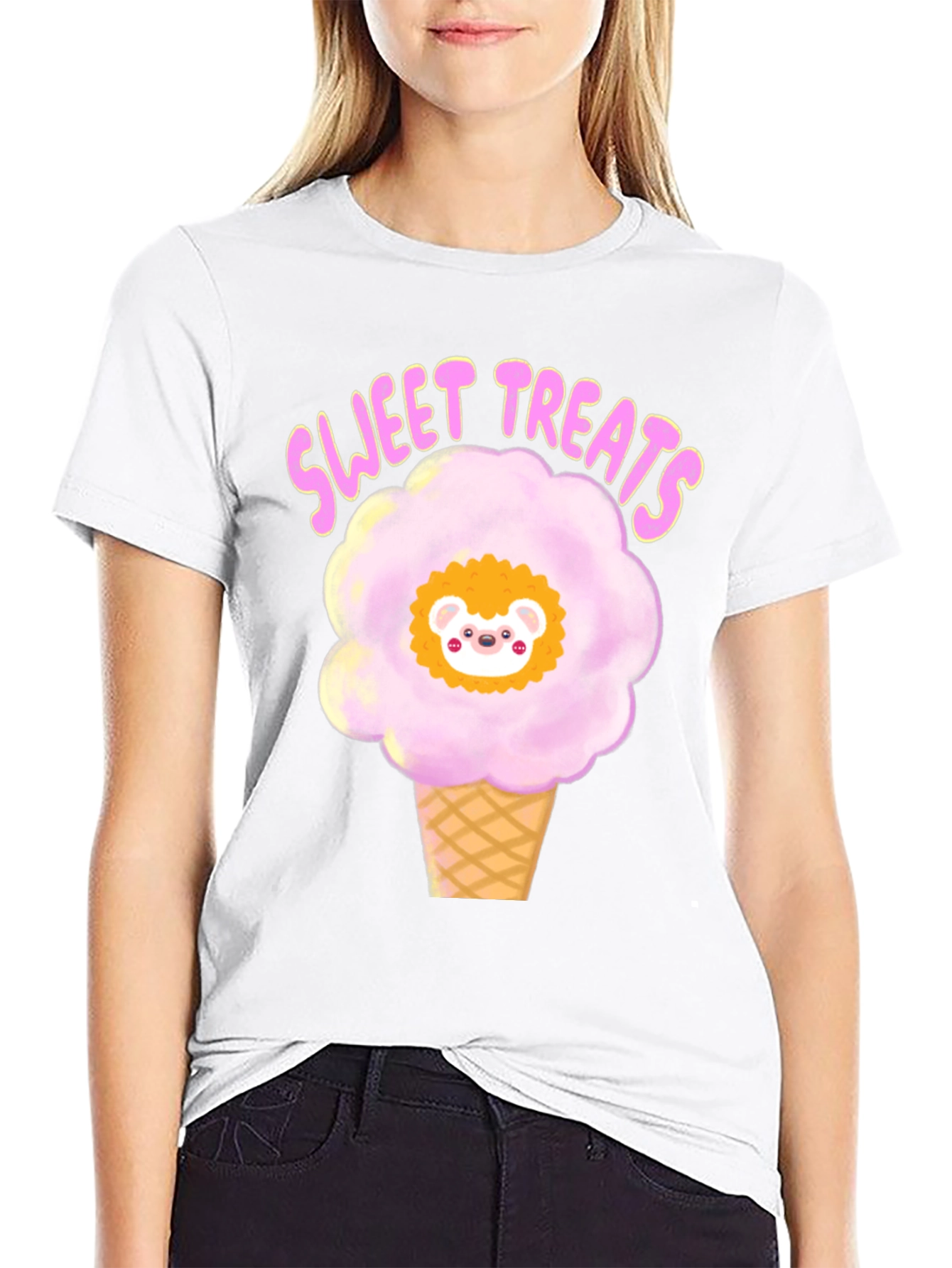 Sweet Treats Hedgehog Cotton Candy T-Shirt