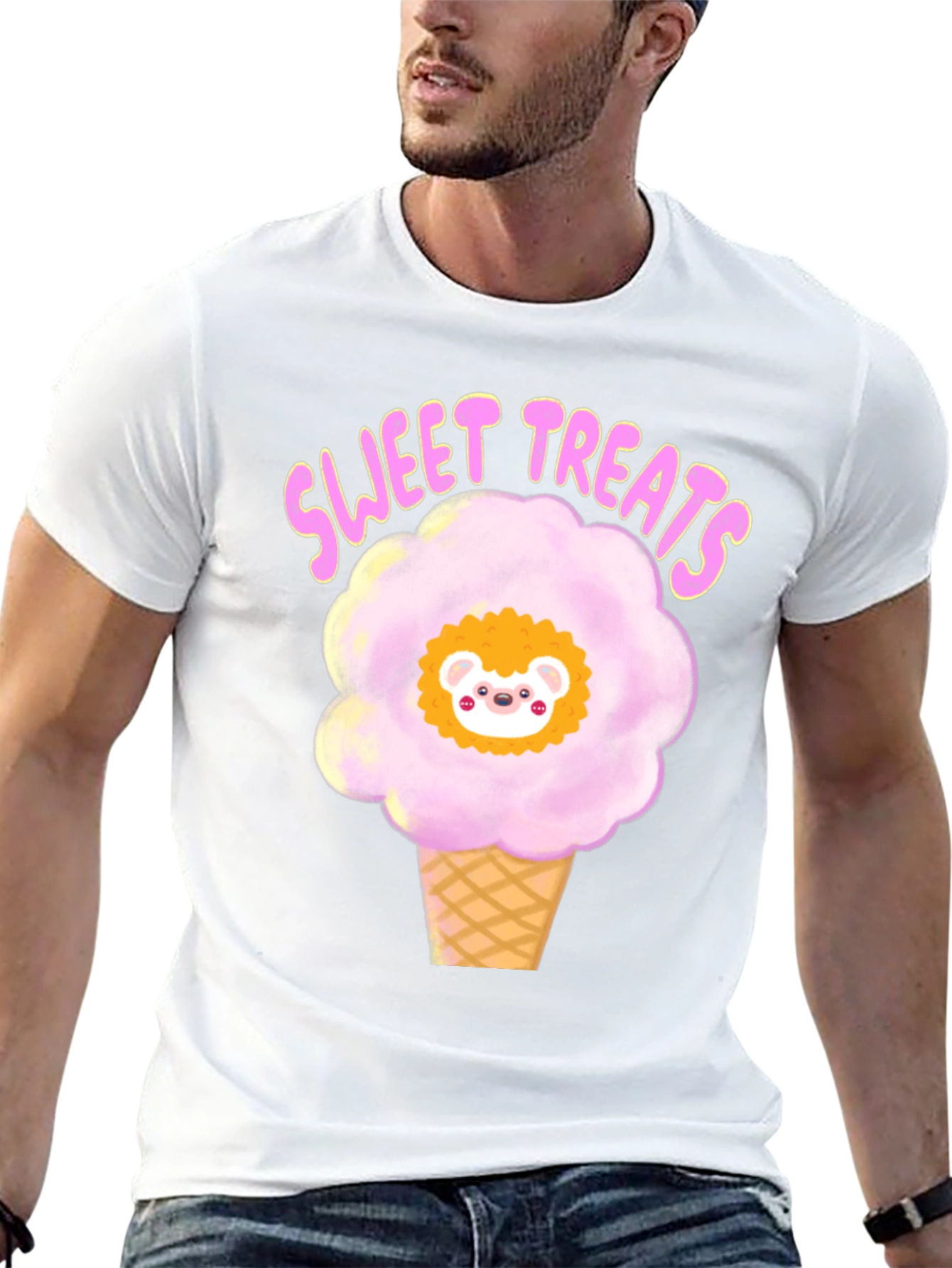 Sweet Treats Hedgehog Cotton Candy T-Shirt