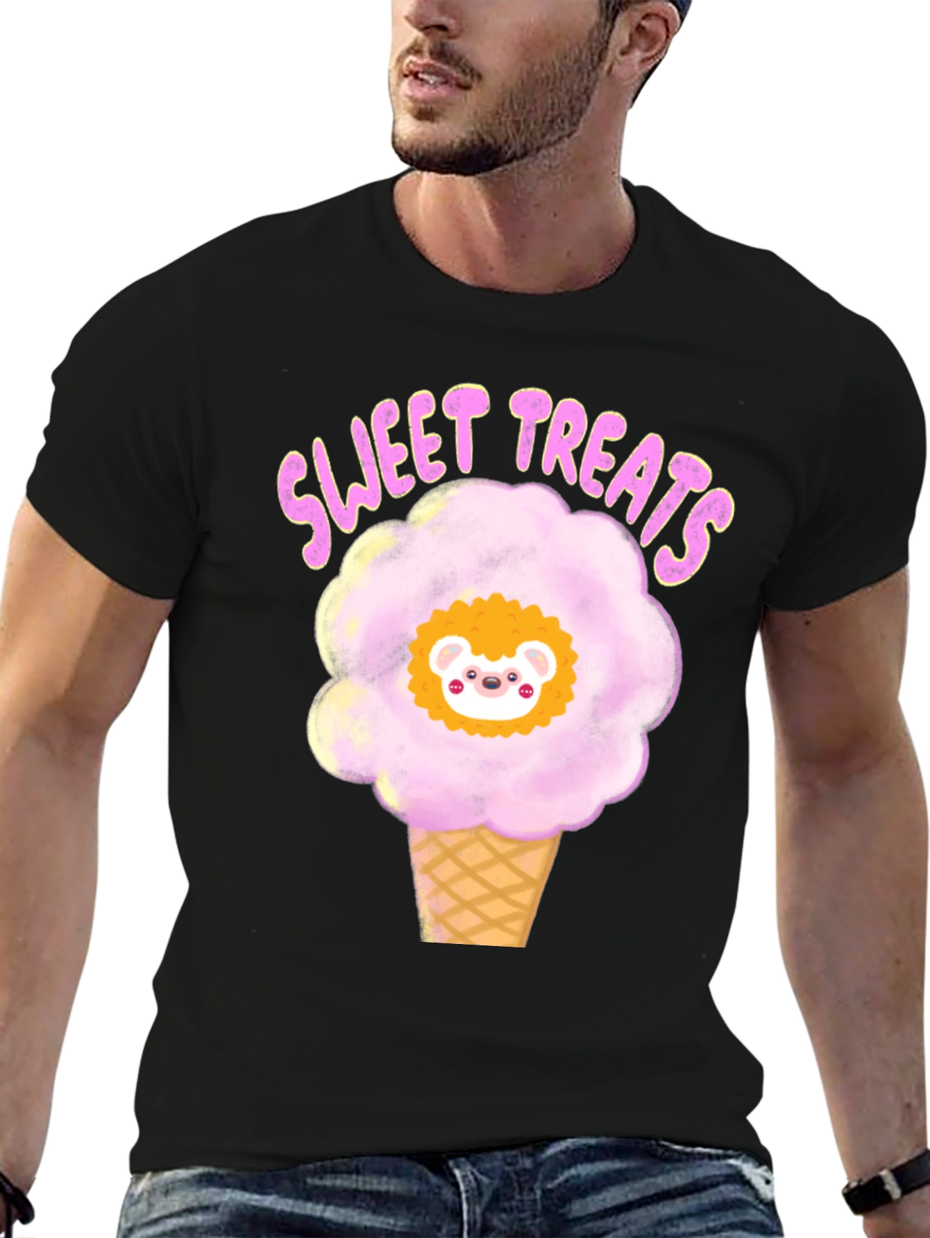 Sweet Treats Hedgehog Cotton Candy T-Shirt