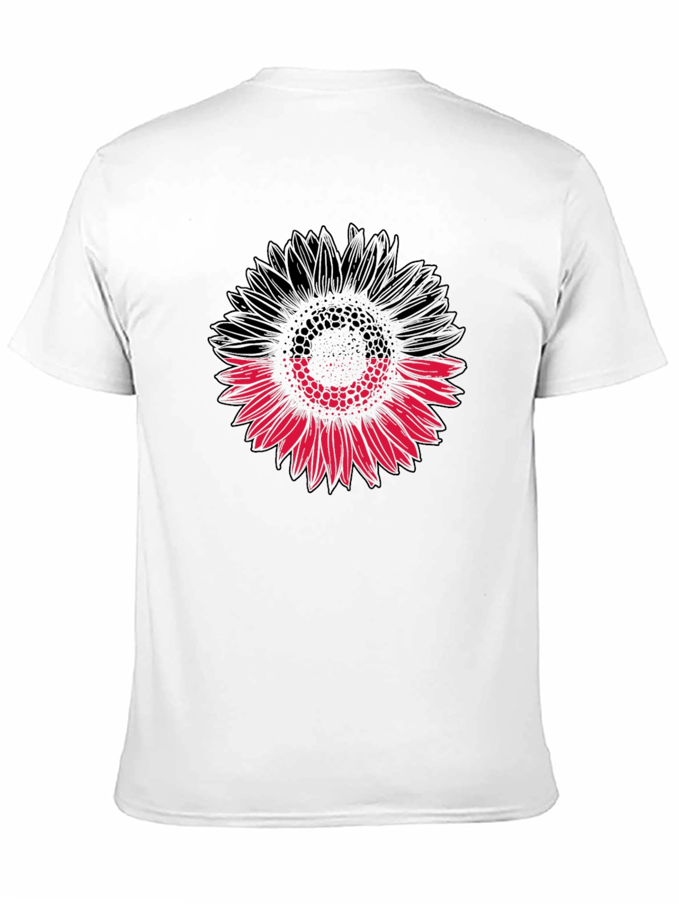 Sunflower Graphic Black T-Shirt - Modern Floral Tee