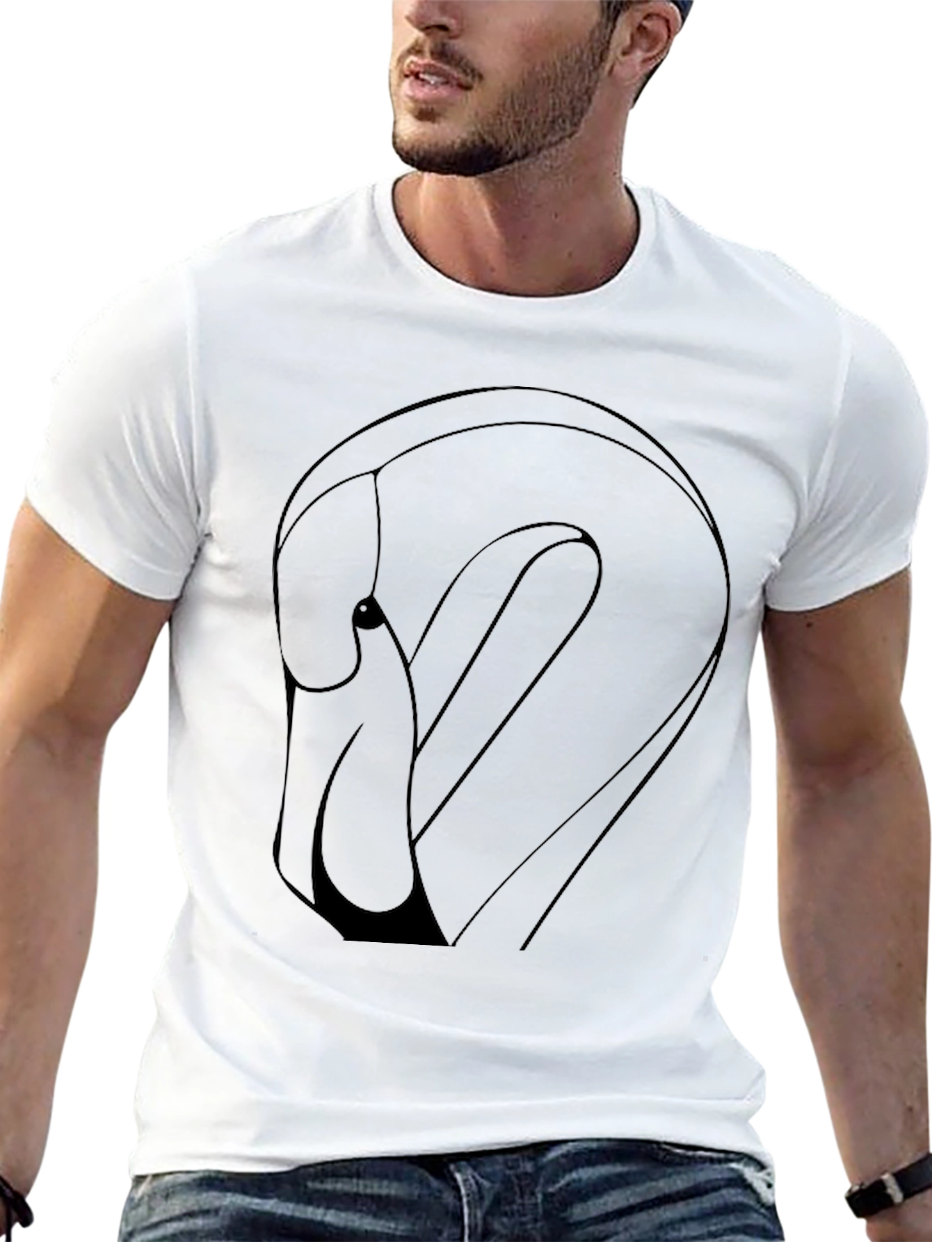 Abstract Hand Design T-Shirt - Modern Graphic Tee