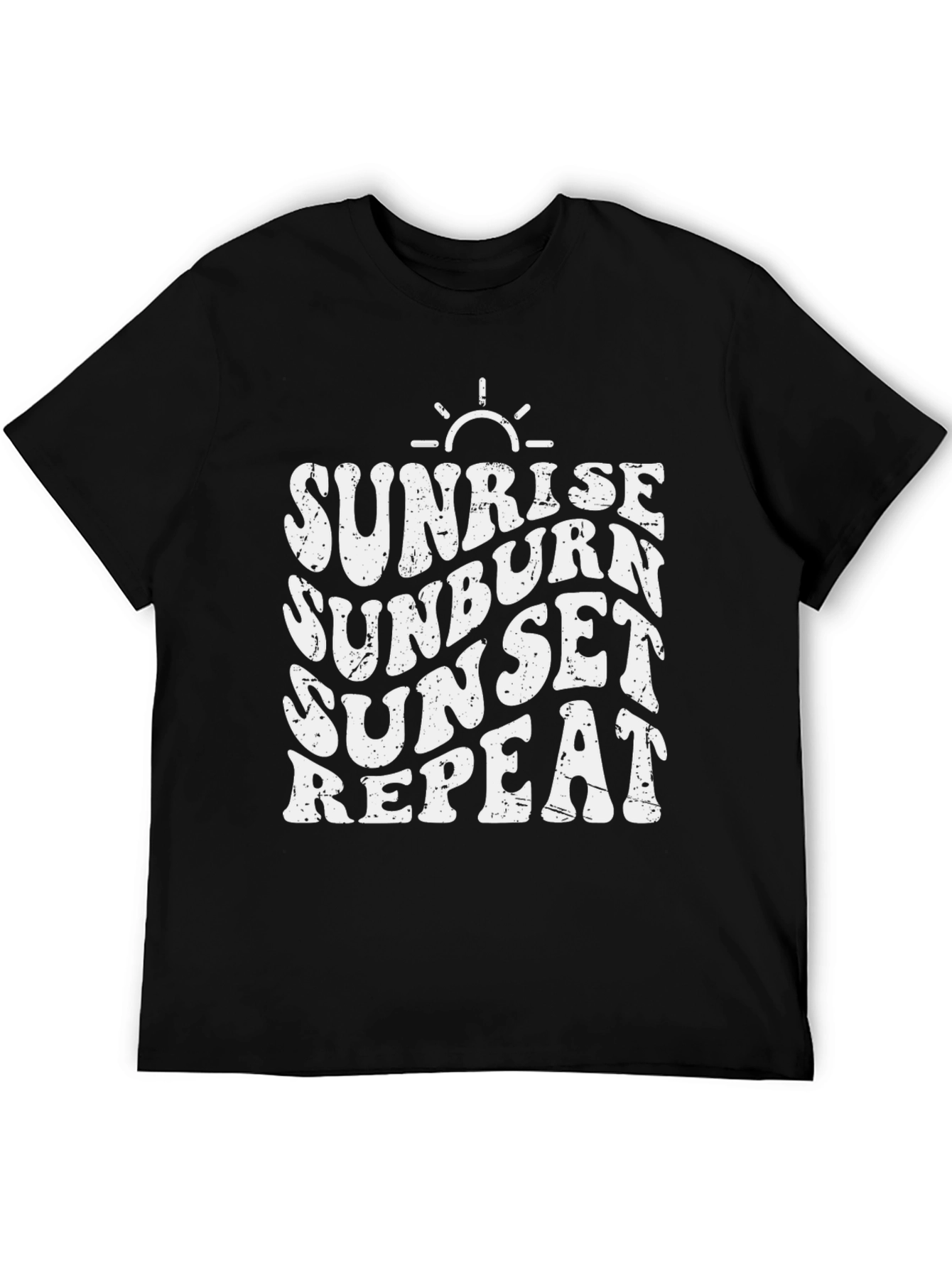 Sunrise Sunburn Sunset Repeat Graphic Tee